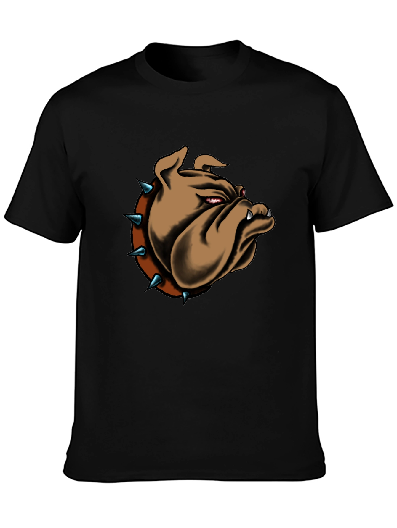 Cool Bulldog Graphic Tee - Black