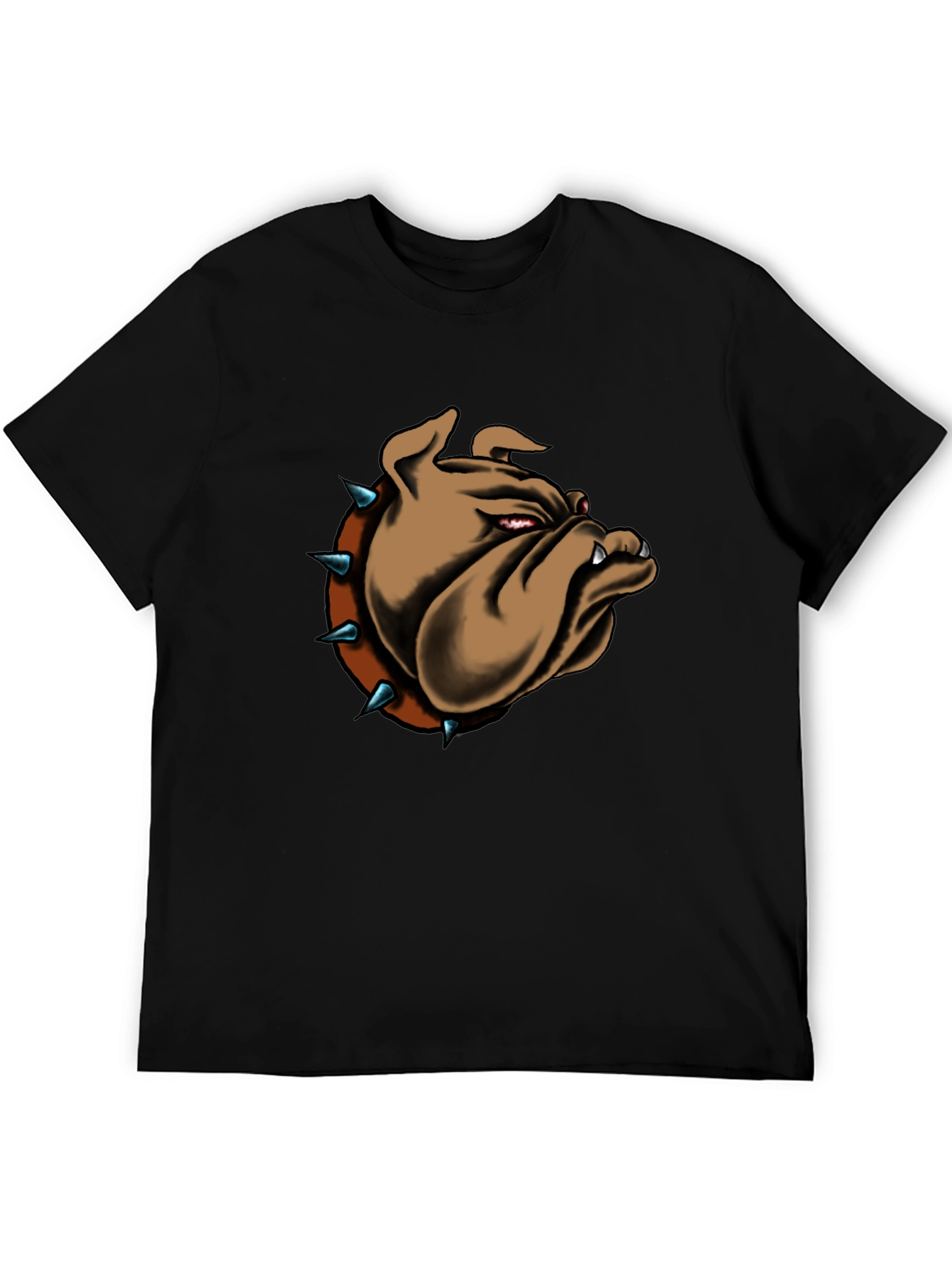 Cool Bulldog Graphic Tee - Black
