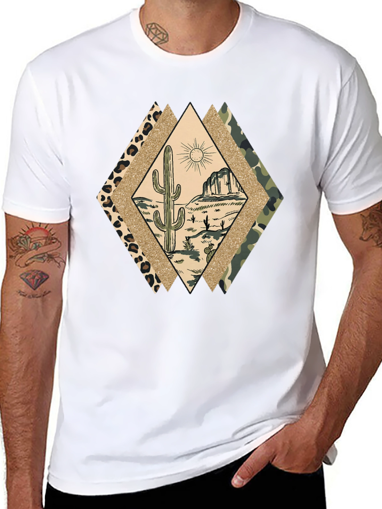 Desert Cactus Diamond T-Shirt