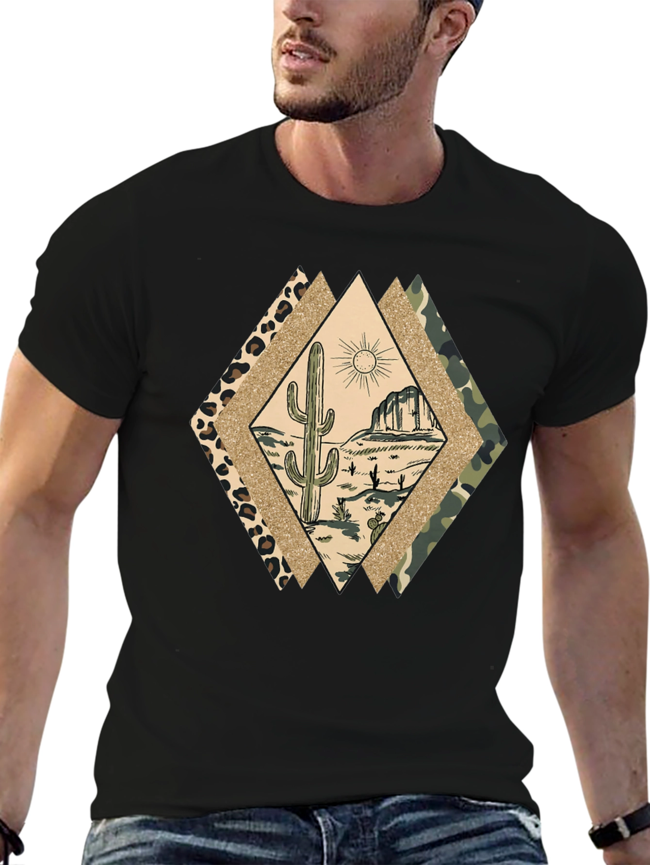 Desert Cactus Diamond T-Shirt