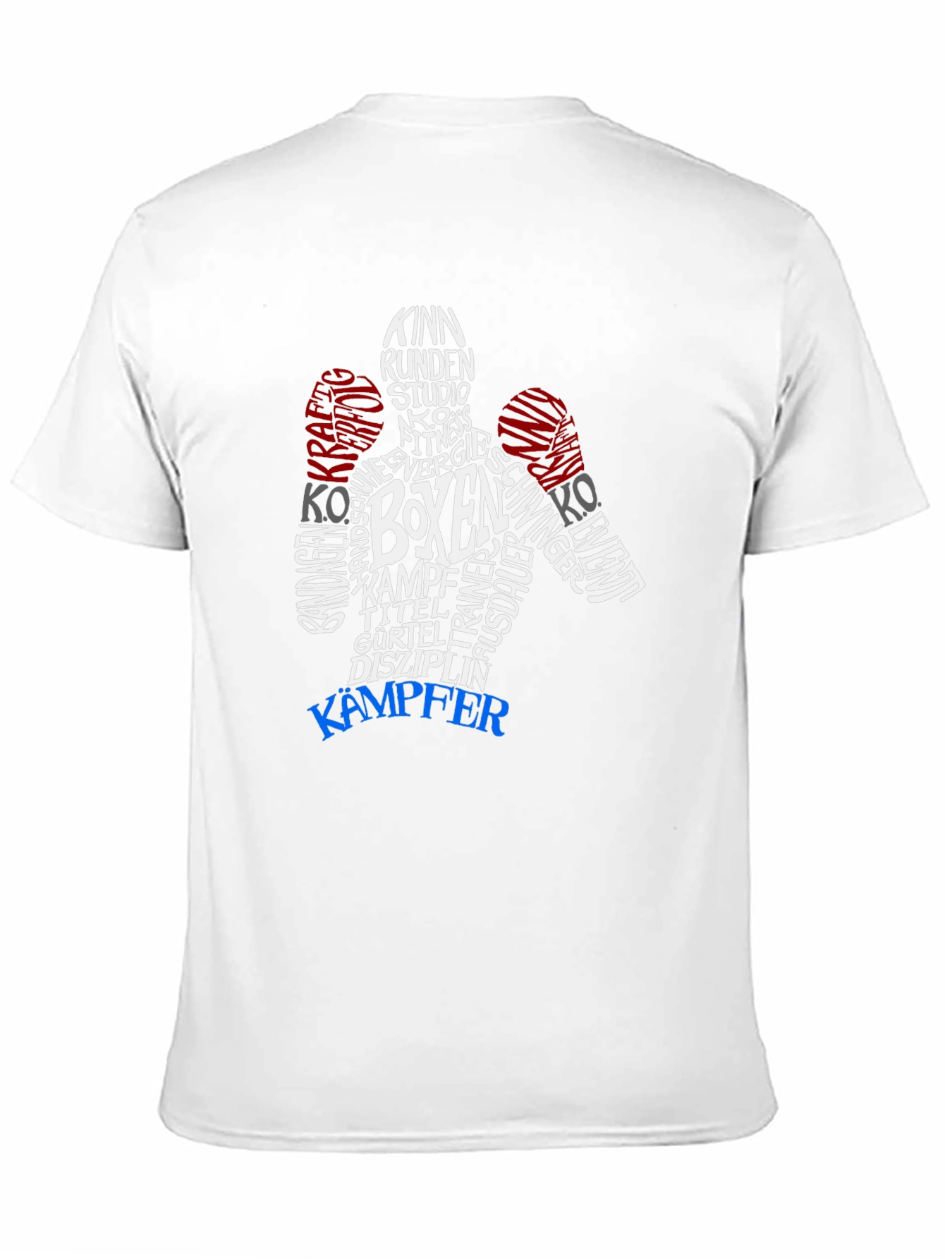 Boxer Word Art Graphic T-Shirt