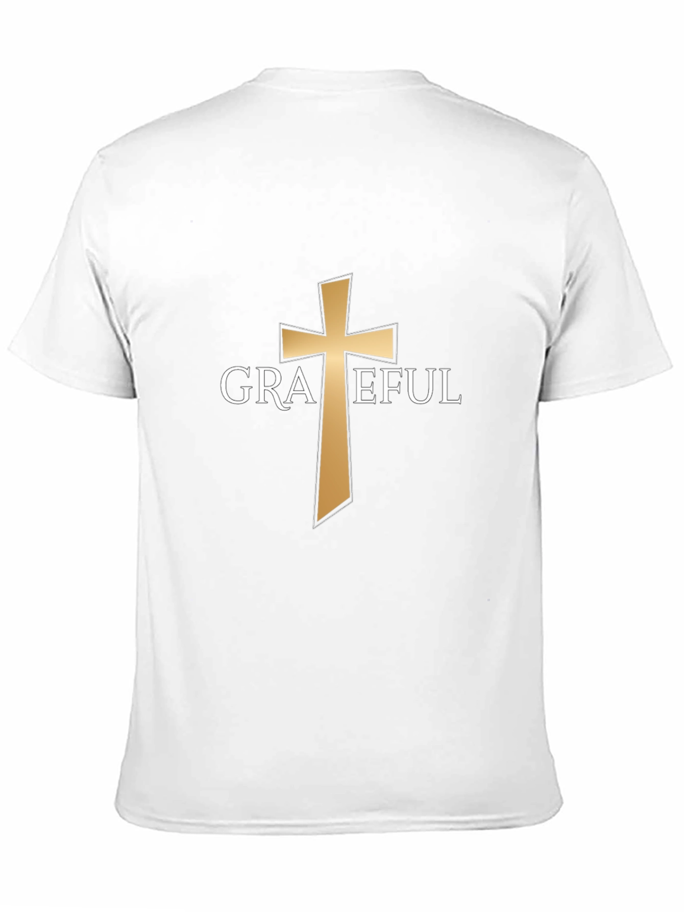 Grateful Cross Graphic T-Shirt - Christian Apparel