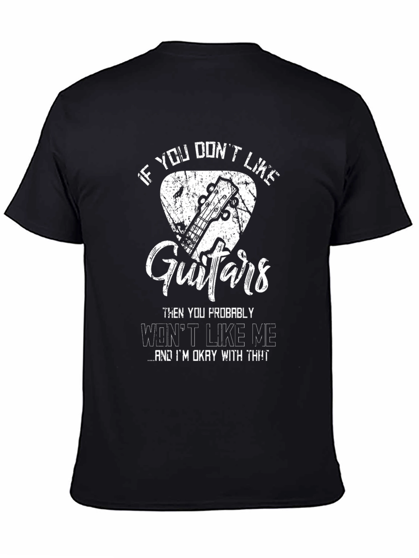 Funny Guitar Lover Graphic T-Shirt