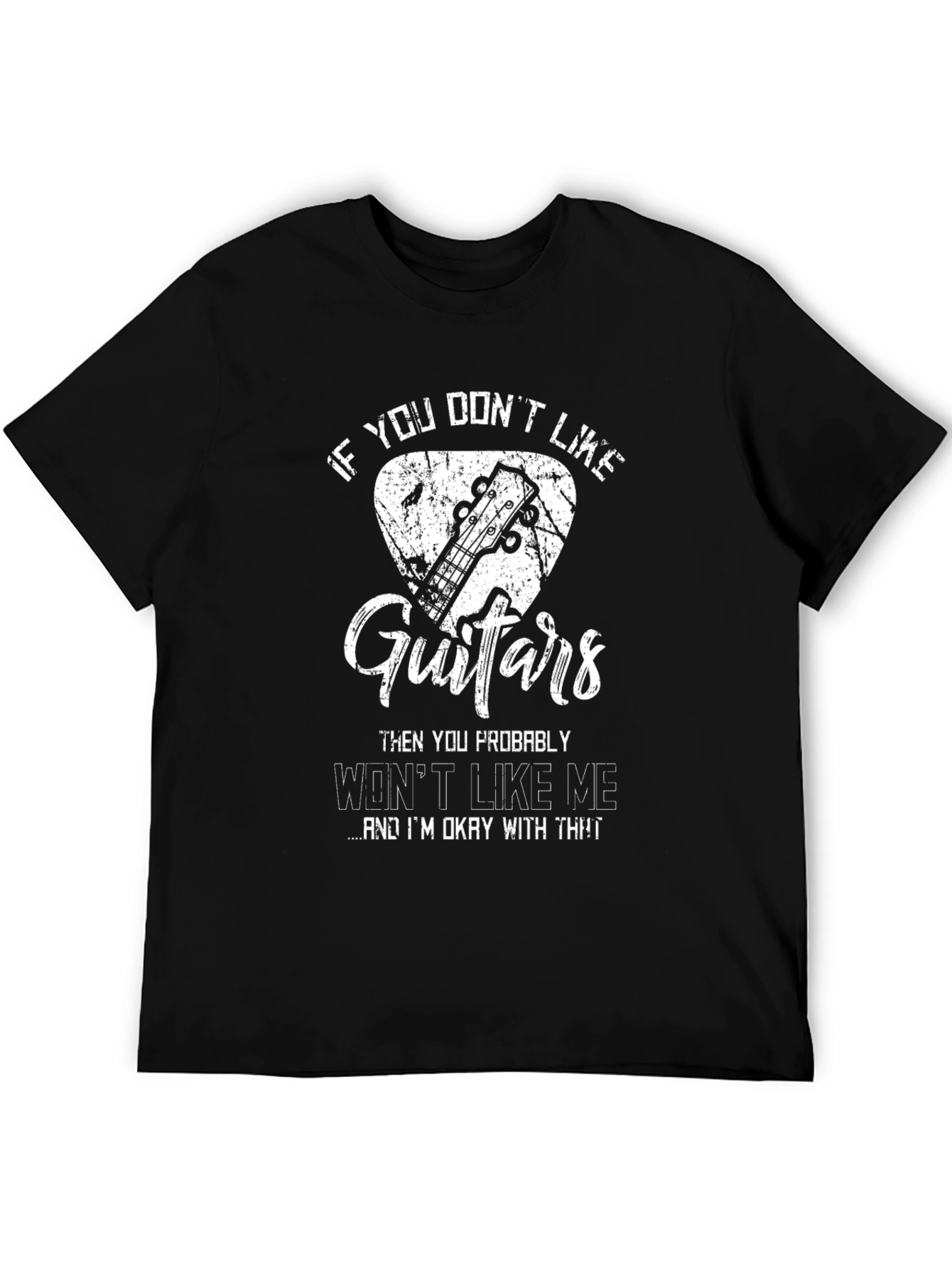 Funny Guitar Lover Graphic T-Shirt