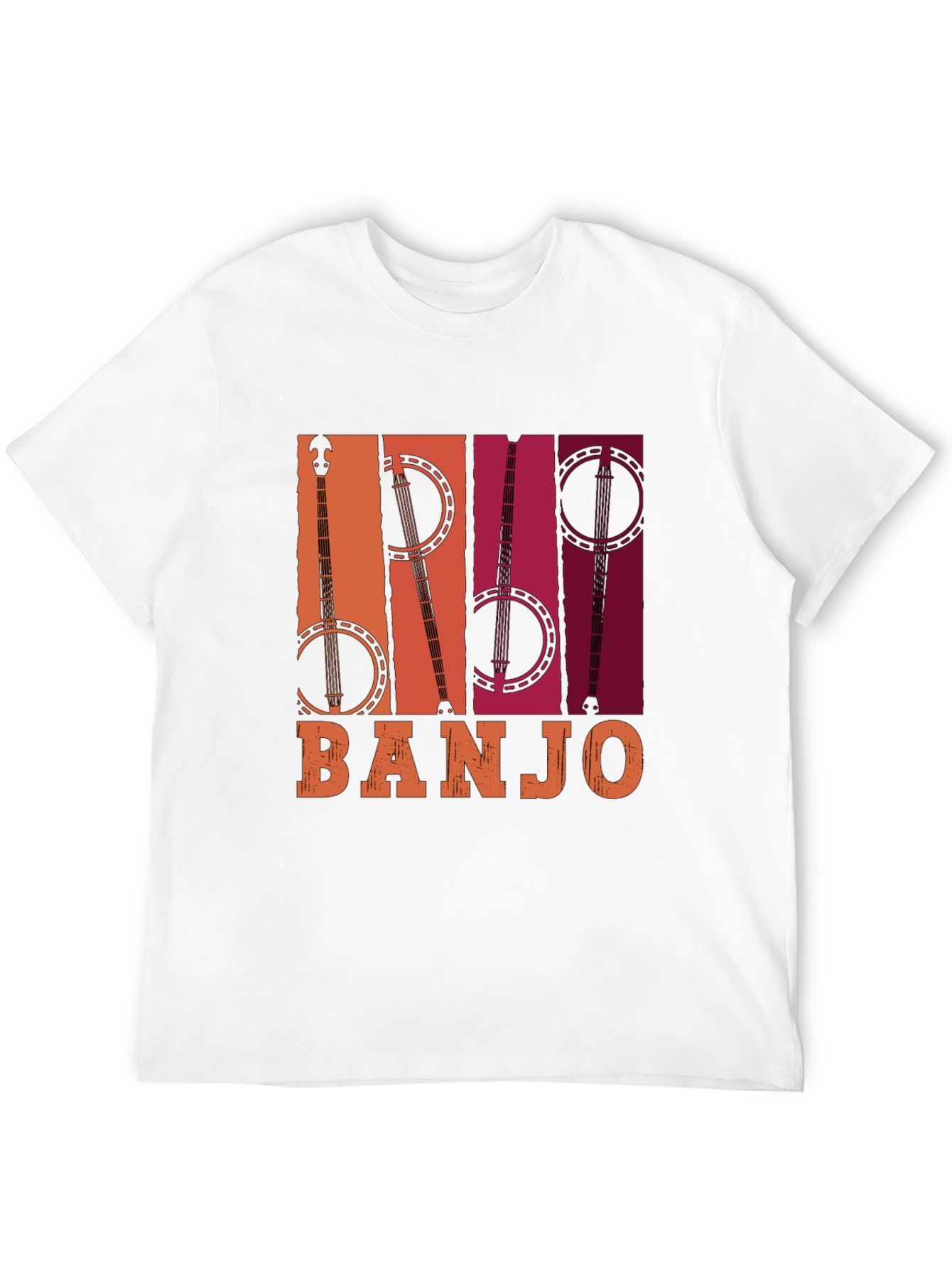 Retro Banjo Graphic Tee - Music Lover T-Shirt