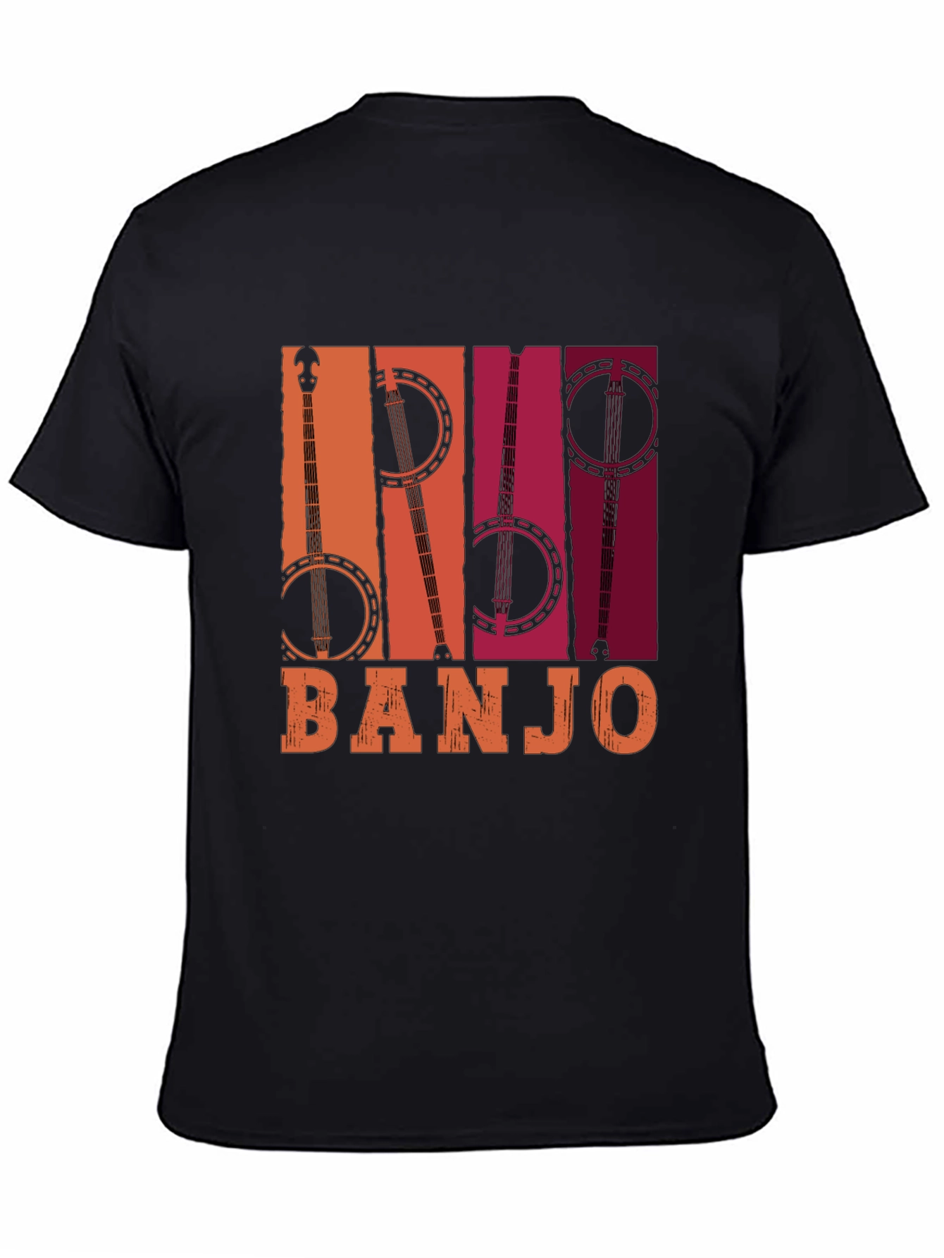 Retro Banjo Graphic Tee - Music Lover T-Shirt