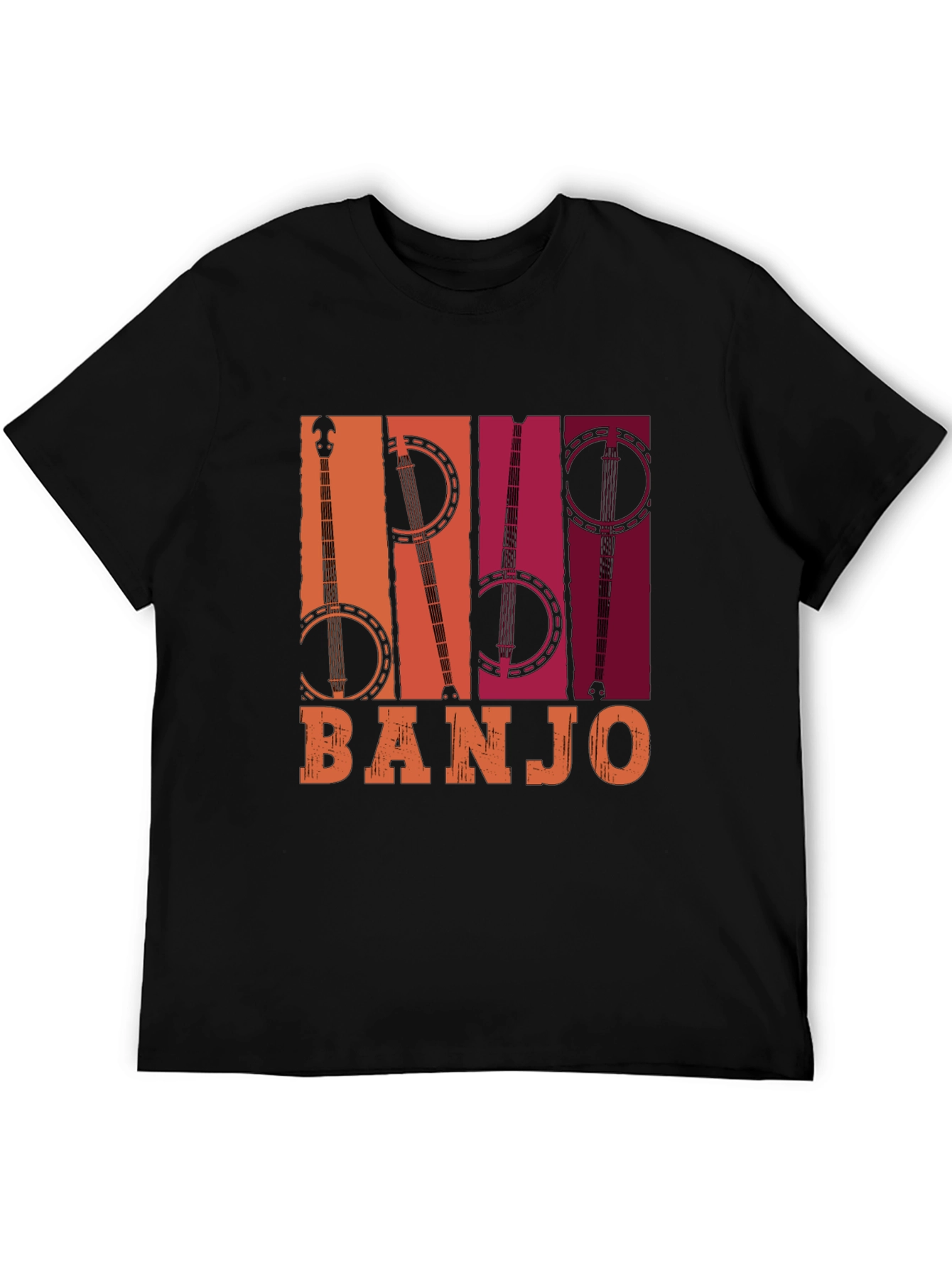 Retro Banjo Graphic Tee - Music Lover T-Shirt