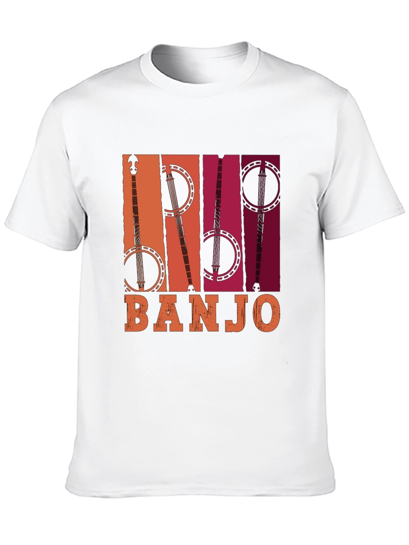 Retro Banjo Graphic Tee - Music Lover T-Shirt