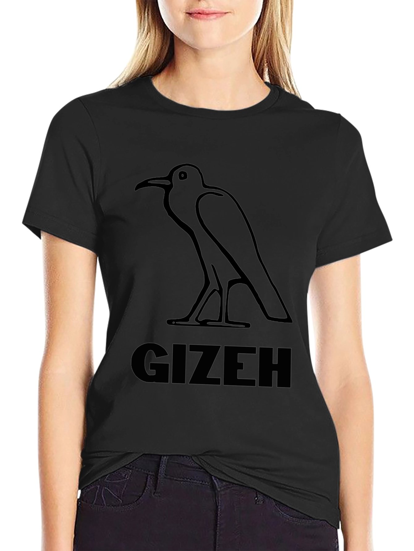 Gizeh Bird Graphic T-Shirt - Egyptian Inspired Design