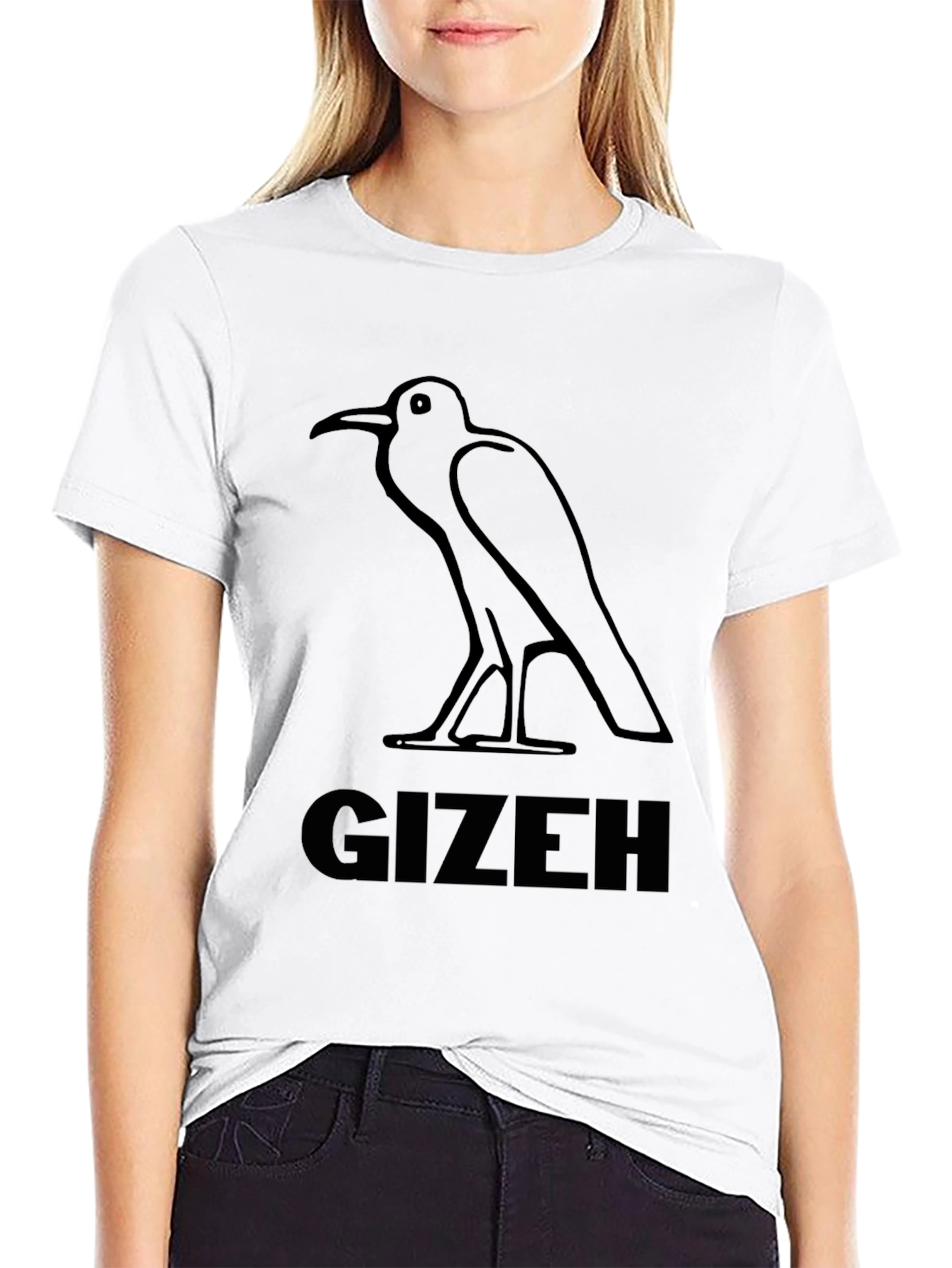 Gizeh Bird Graphic T-Shirt - Egyptian Inspired Design