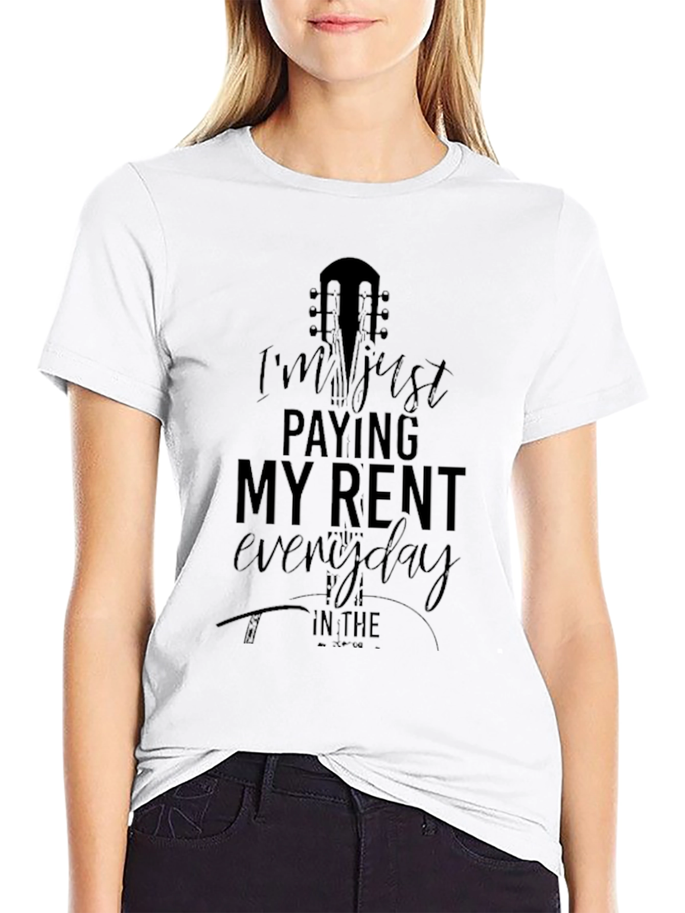 Guitar Rent T-Shirt - Black