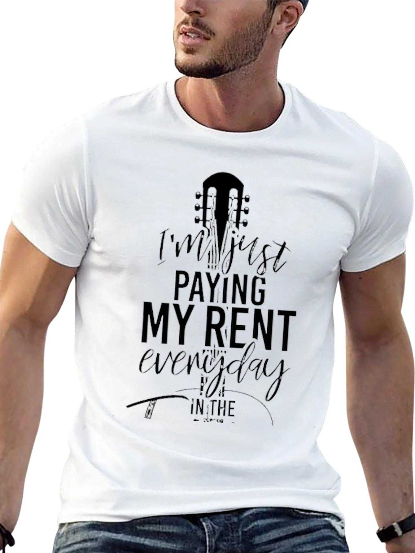 Guitar Rent T-Shirt - Black