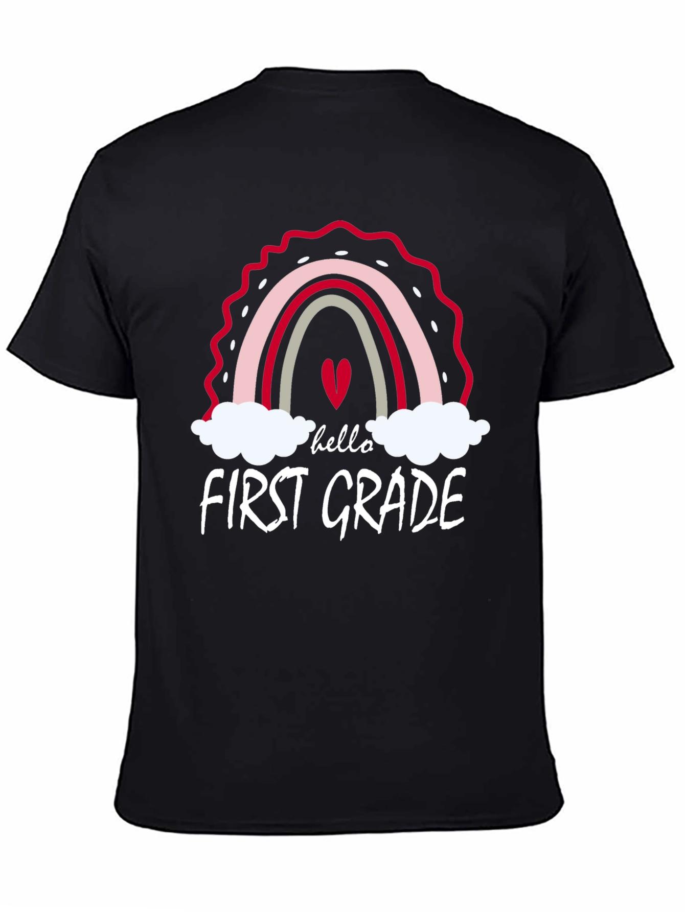 Hello First Grade Teacher Rainbow T-Shirt