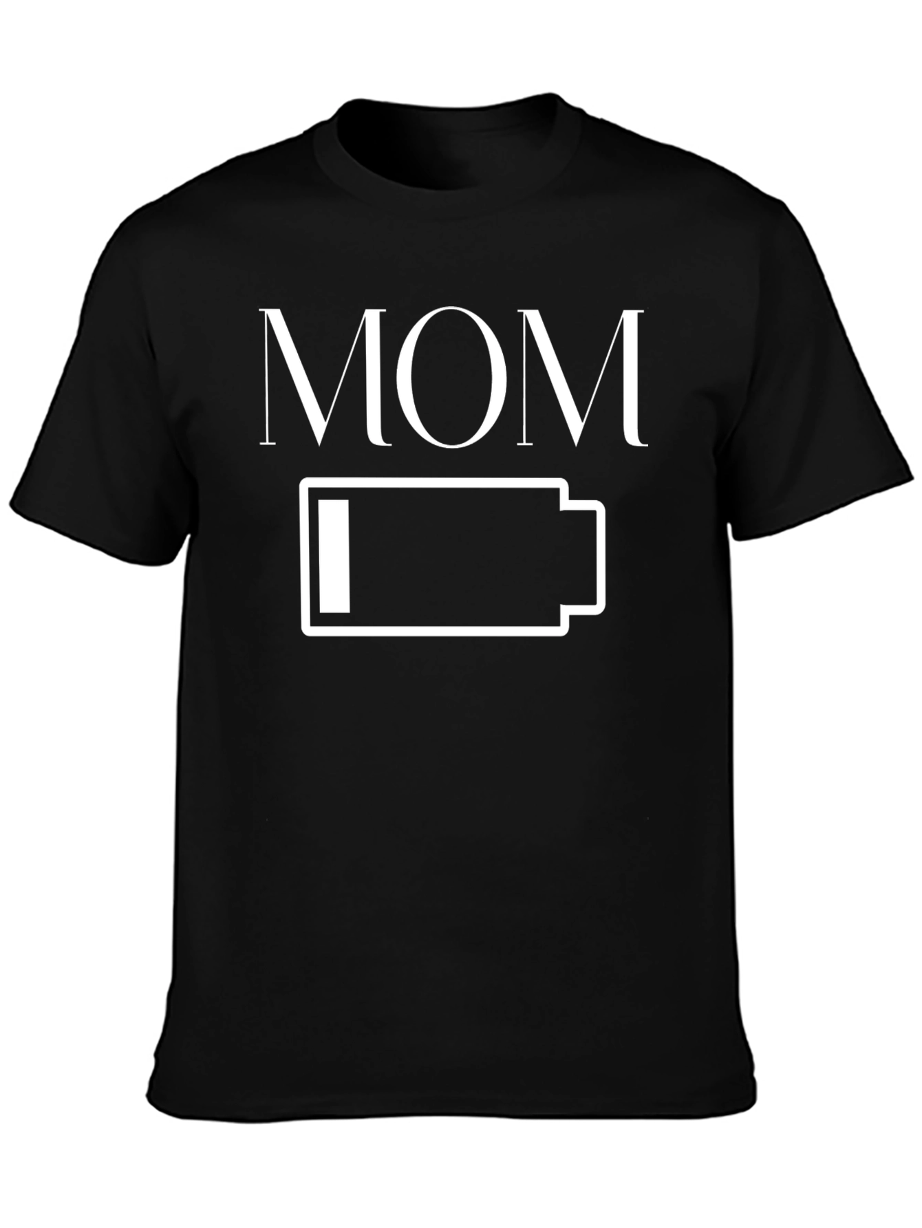 Mom Low Battery T-Shirt - Funny Mothers Day Gift