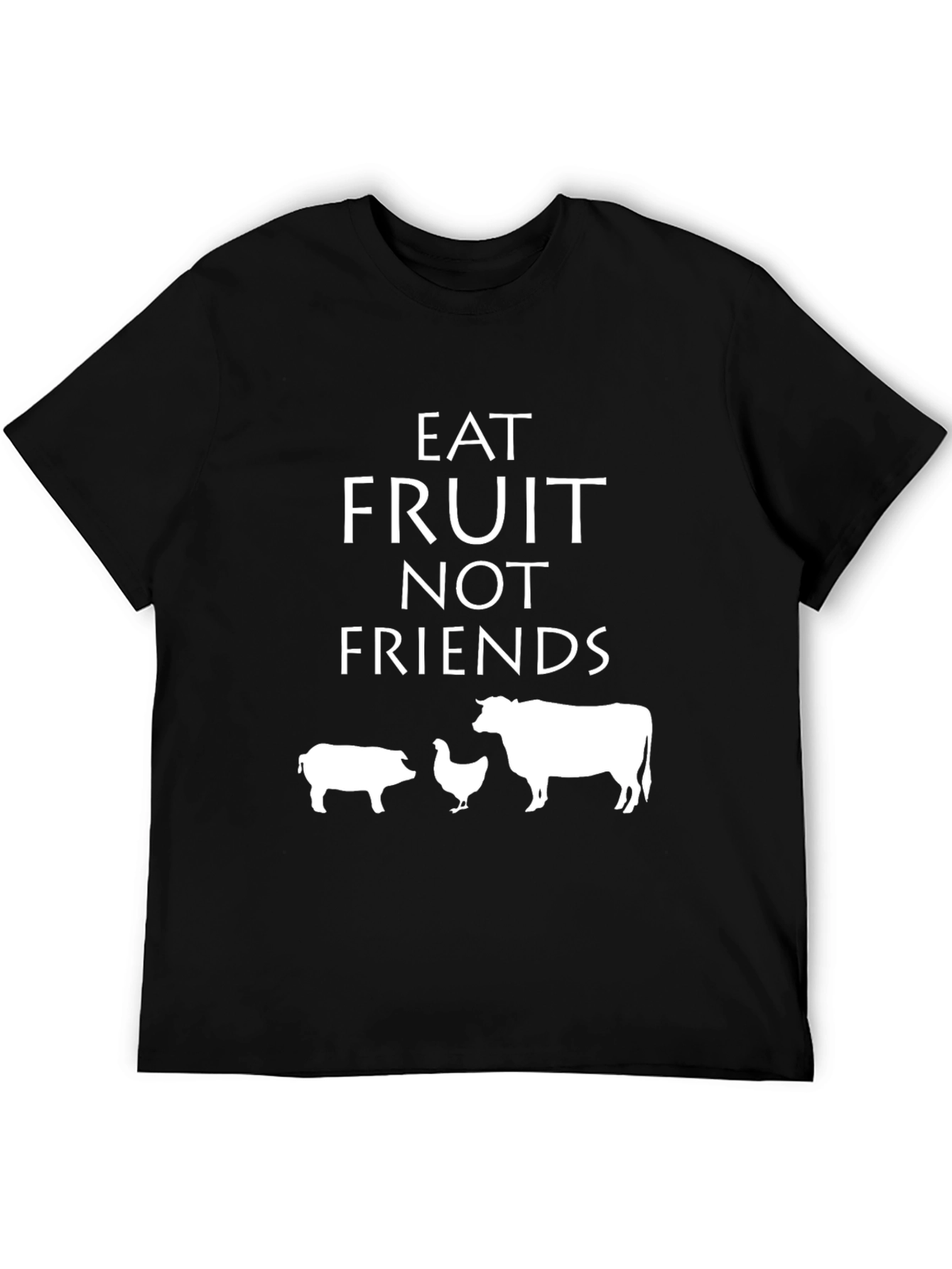 Eat Fruit Not Friends Vegan T-Shirt