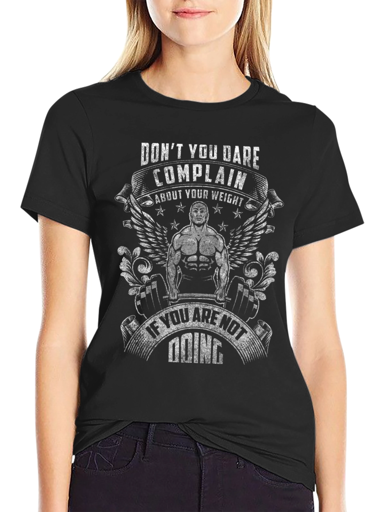 Dare to Complain Weightlifting Graphic Tee