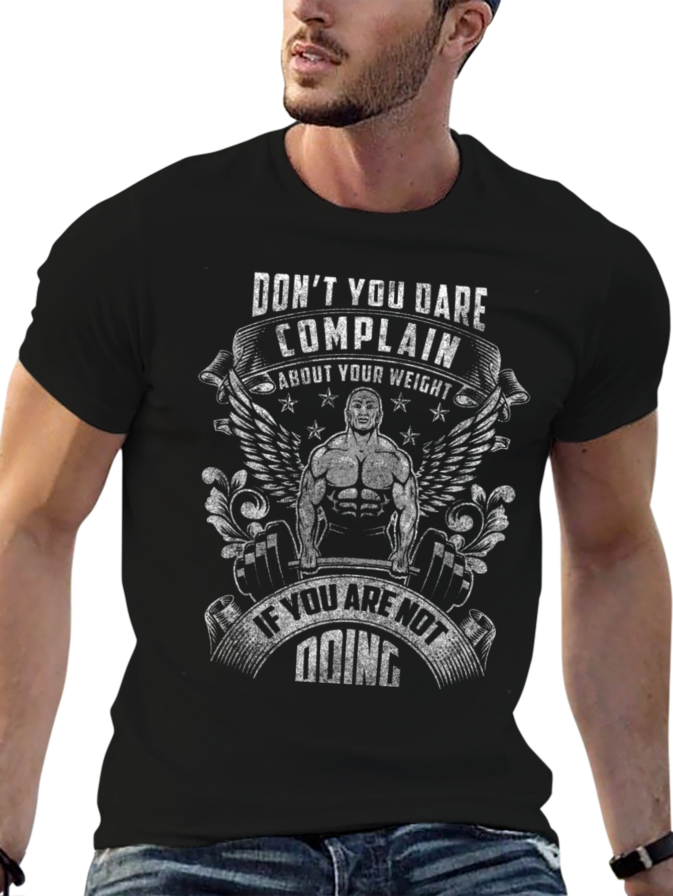 Dare to Complain Weightlifting Graphic Tee