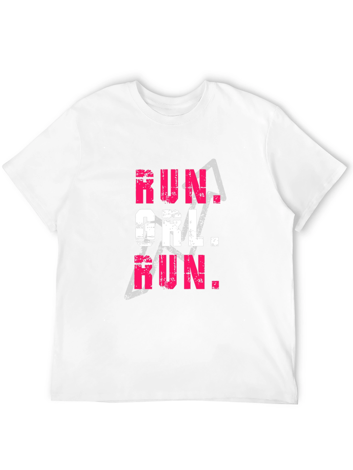 Run Girl Run Graphic Tee - Black T-Shirt