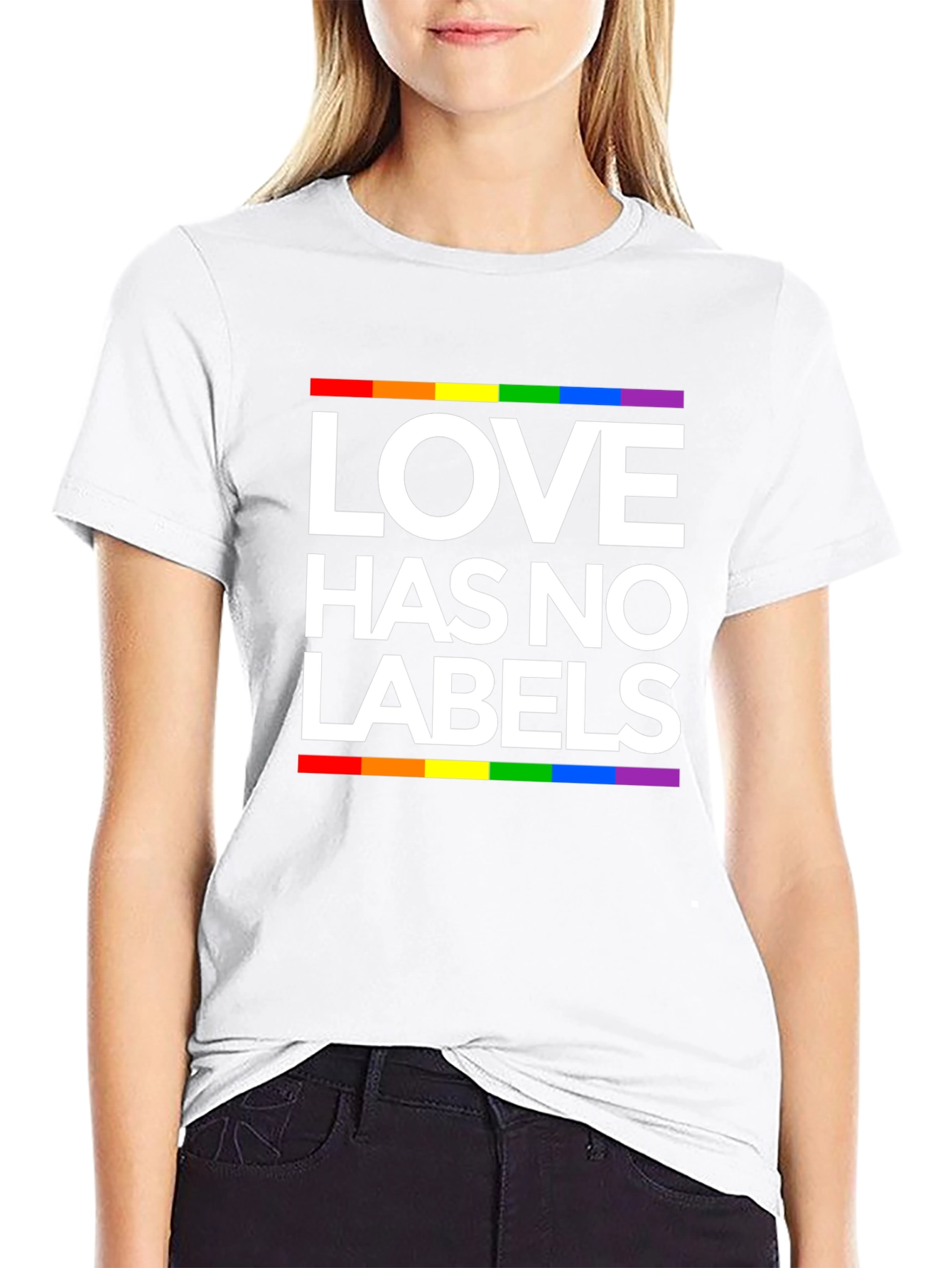 Love Has No Labels LGBTQ+ Pride T-Shirt