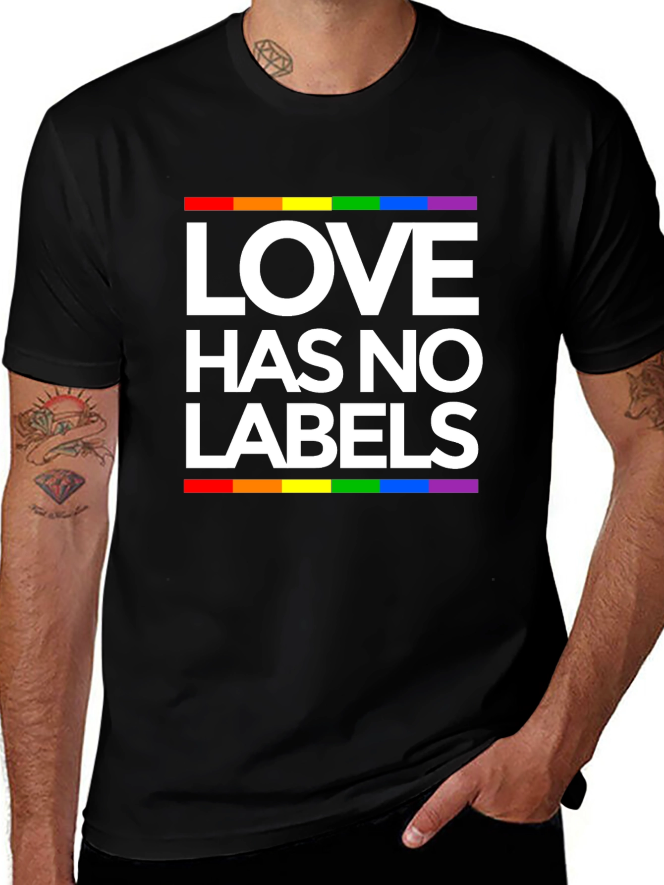Love Has No Labels LGBTQ+ Pride T-Shirt