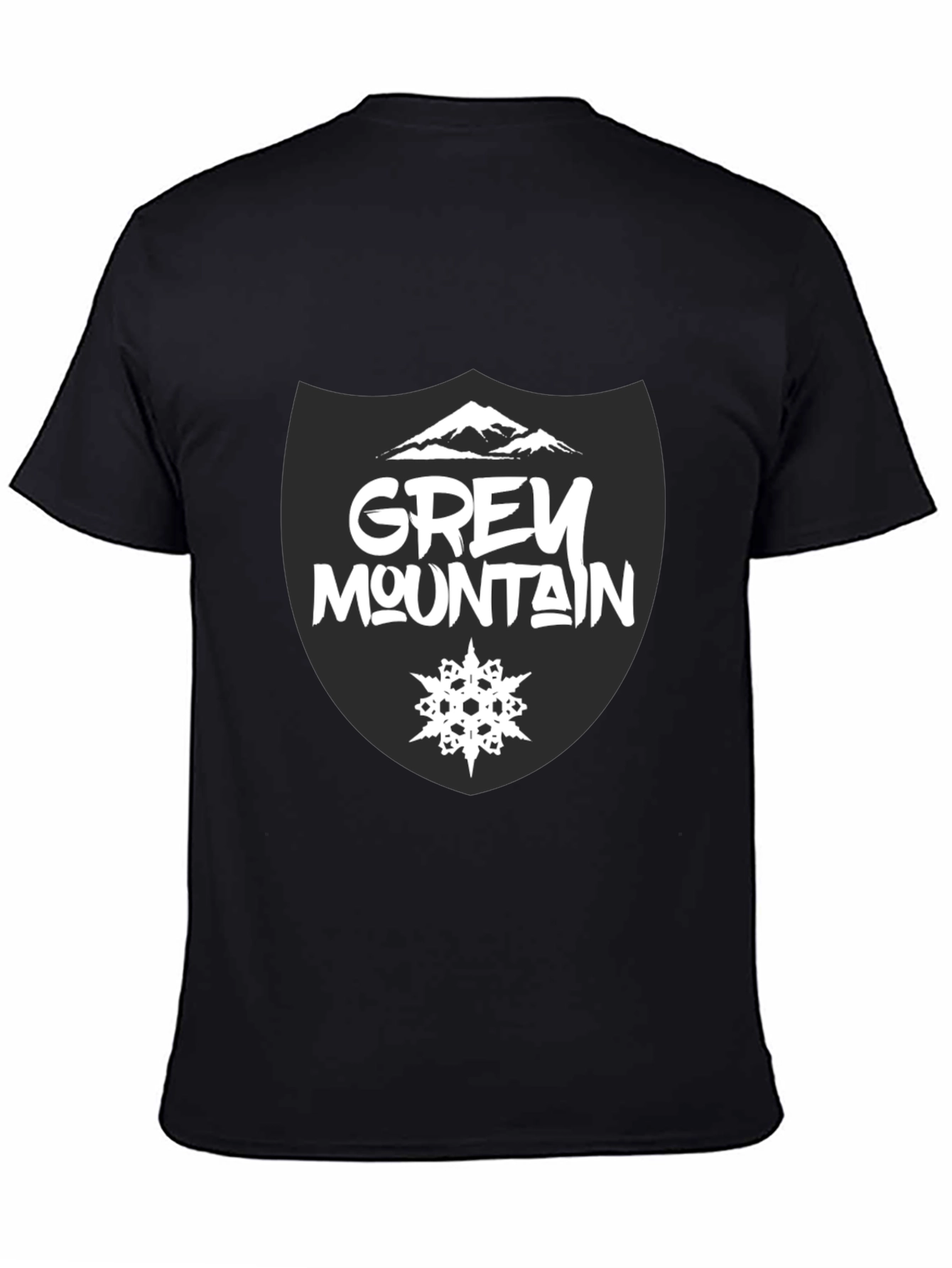 Grey Mountain Graphic Tee - Stylish Cotton T-Shirt