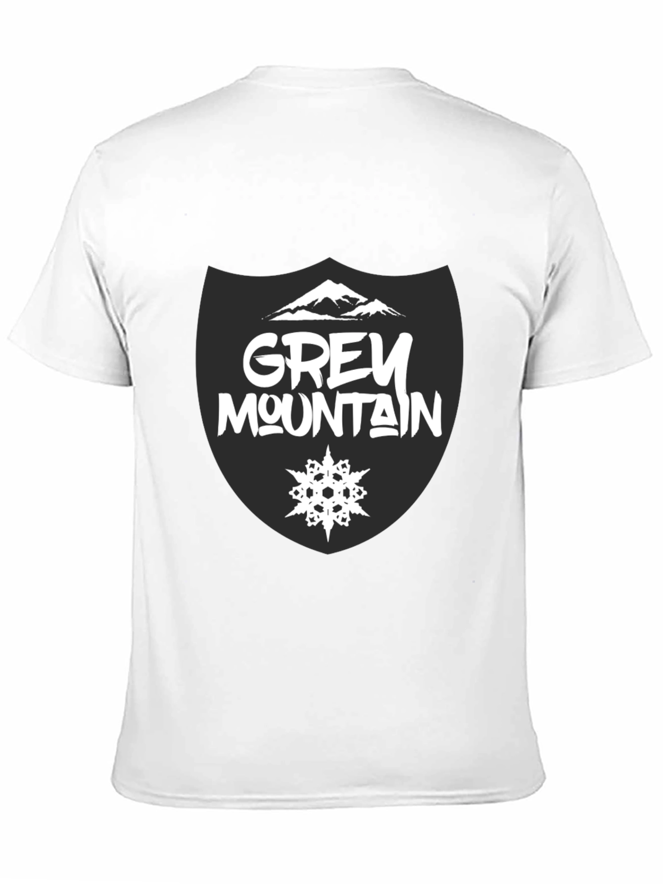 Grey Mountain Graphic Tee - Stylish Cotton T-Shirt