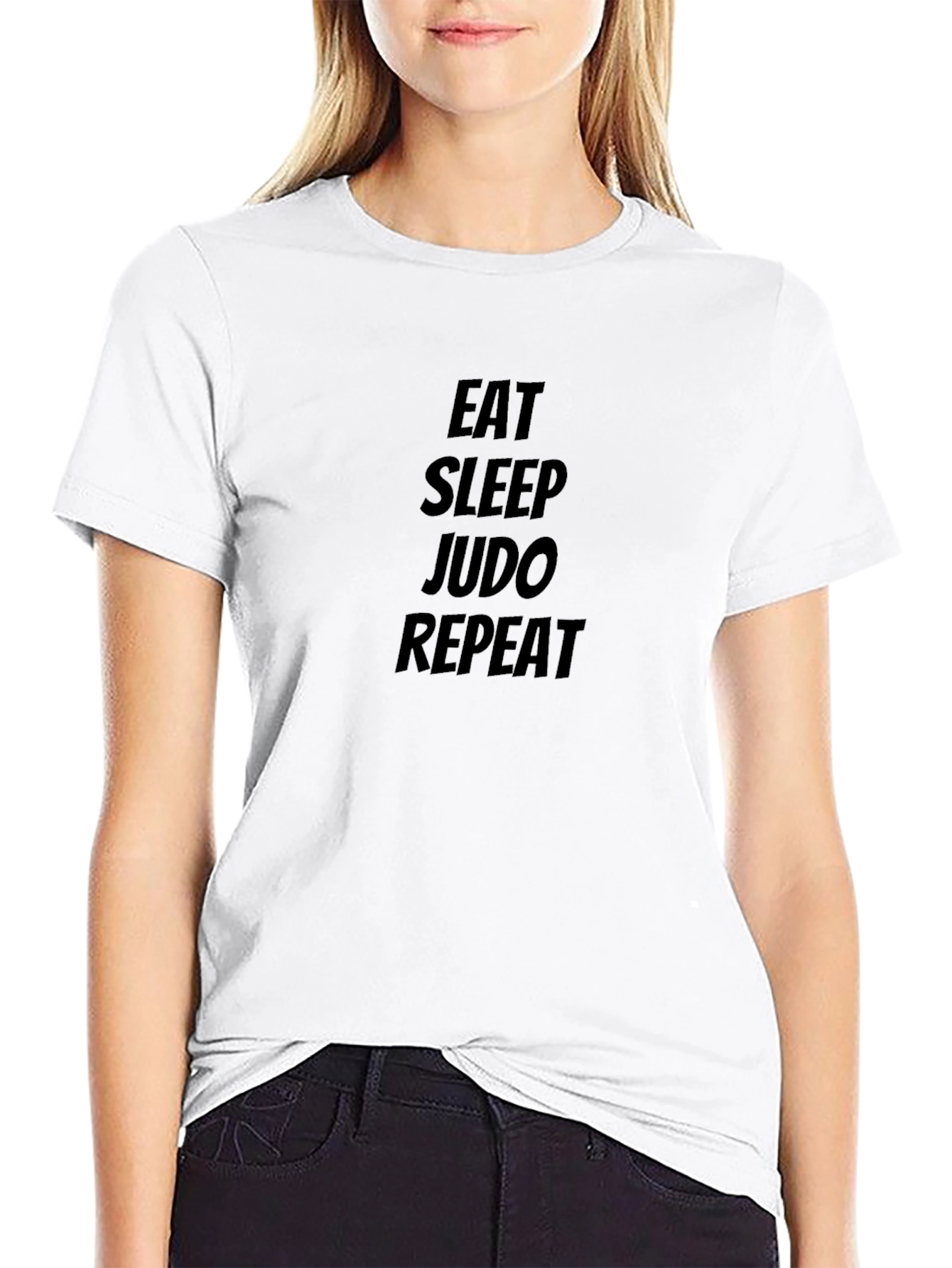 Eat Sleep Judo Repeat Graphic T-Shirt