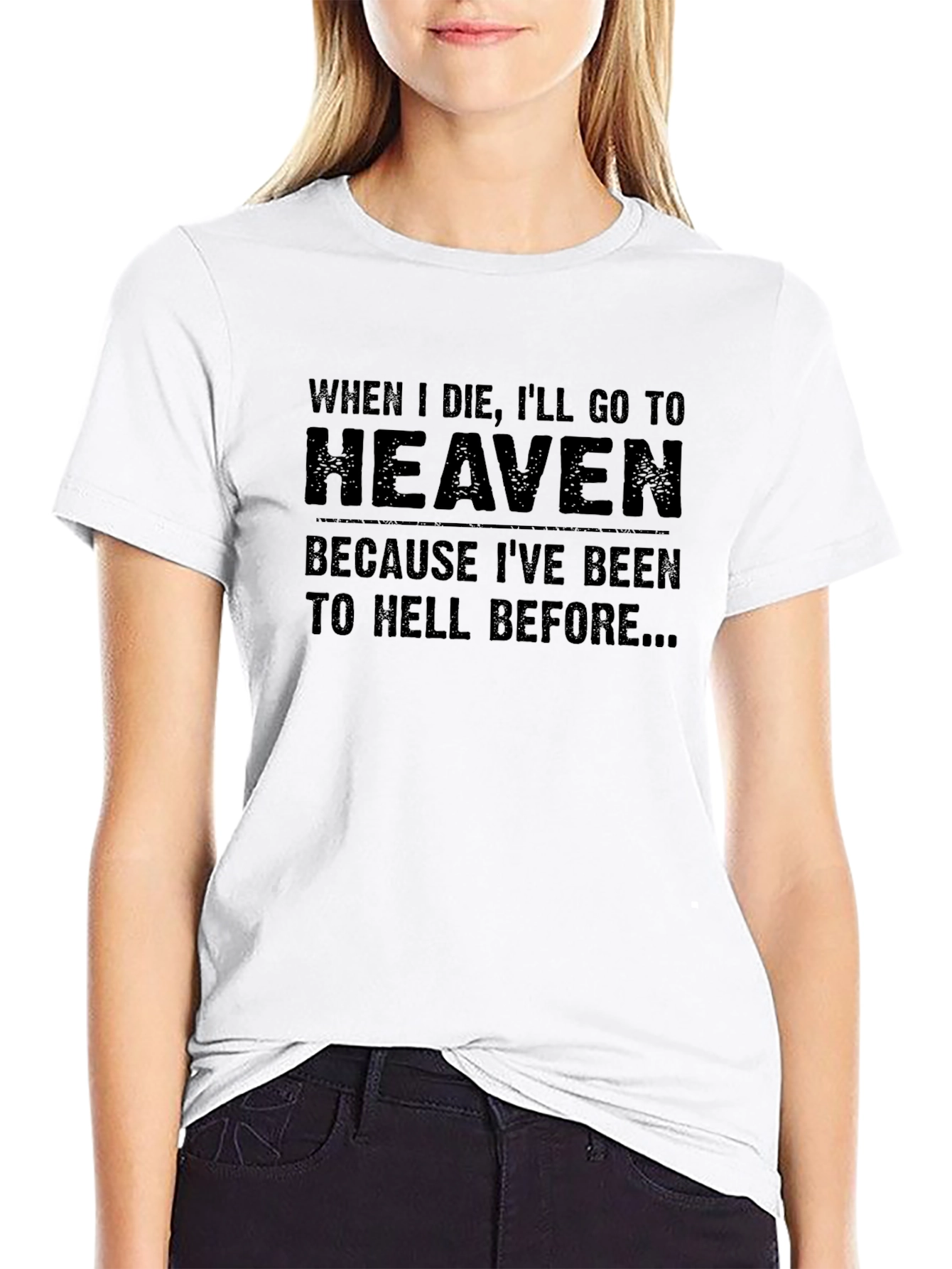 Funny Heaven Hell T-Shirt