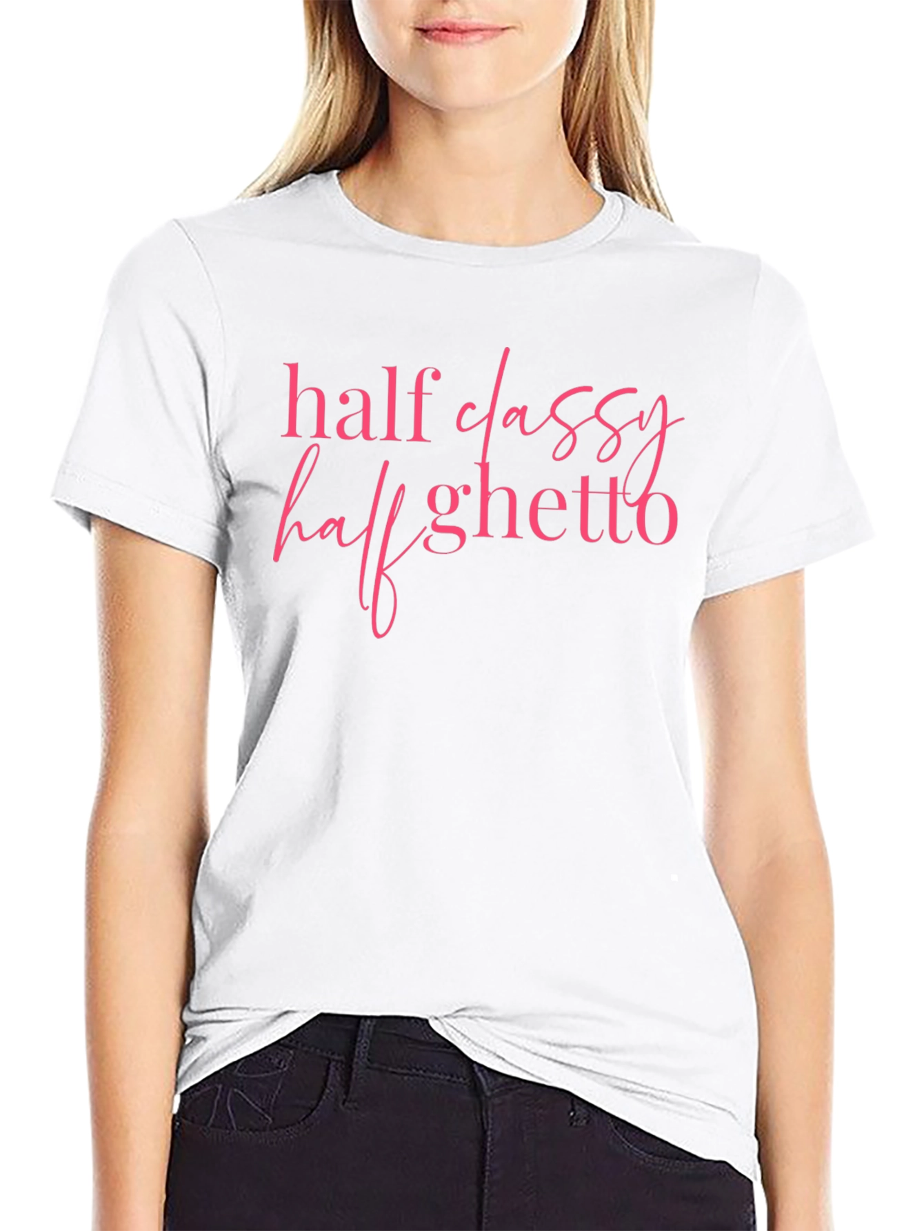 Half Classy Half Ghetto Graphic Tee