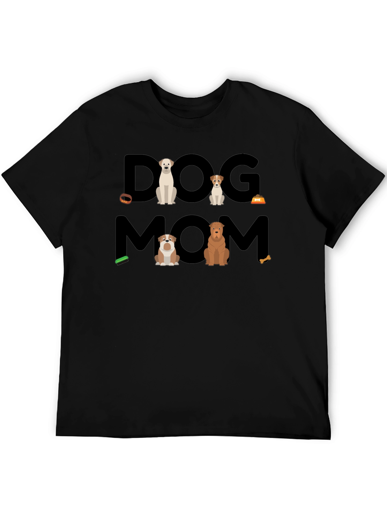 Dog Mom T-Shirt Cute Dog Lover Tee