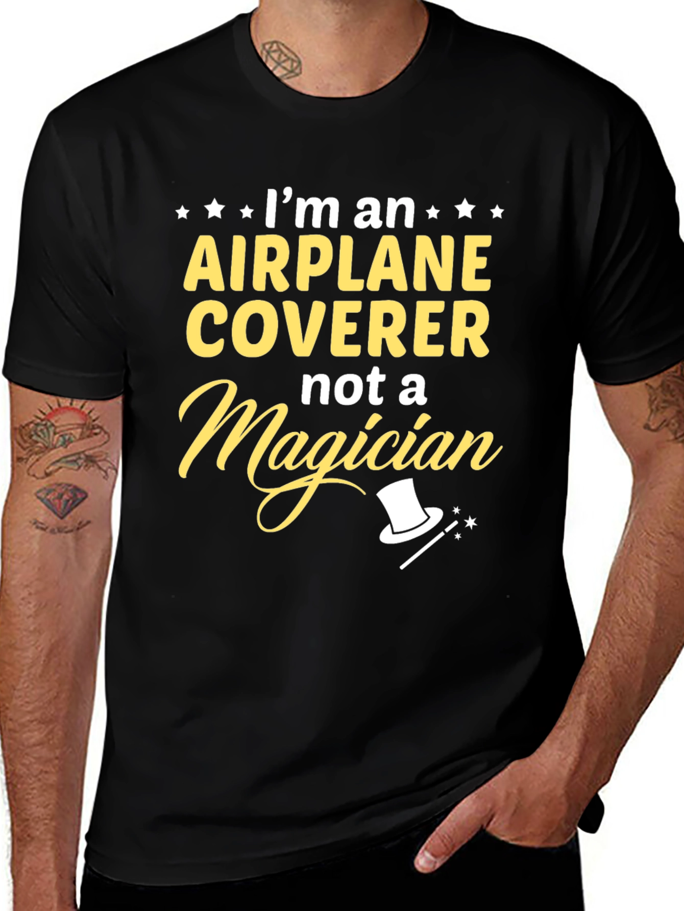 Airplane Coverer T-Shirt - Funny Aviation Mechanic Tee