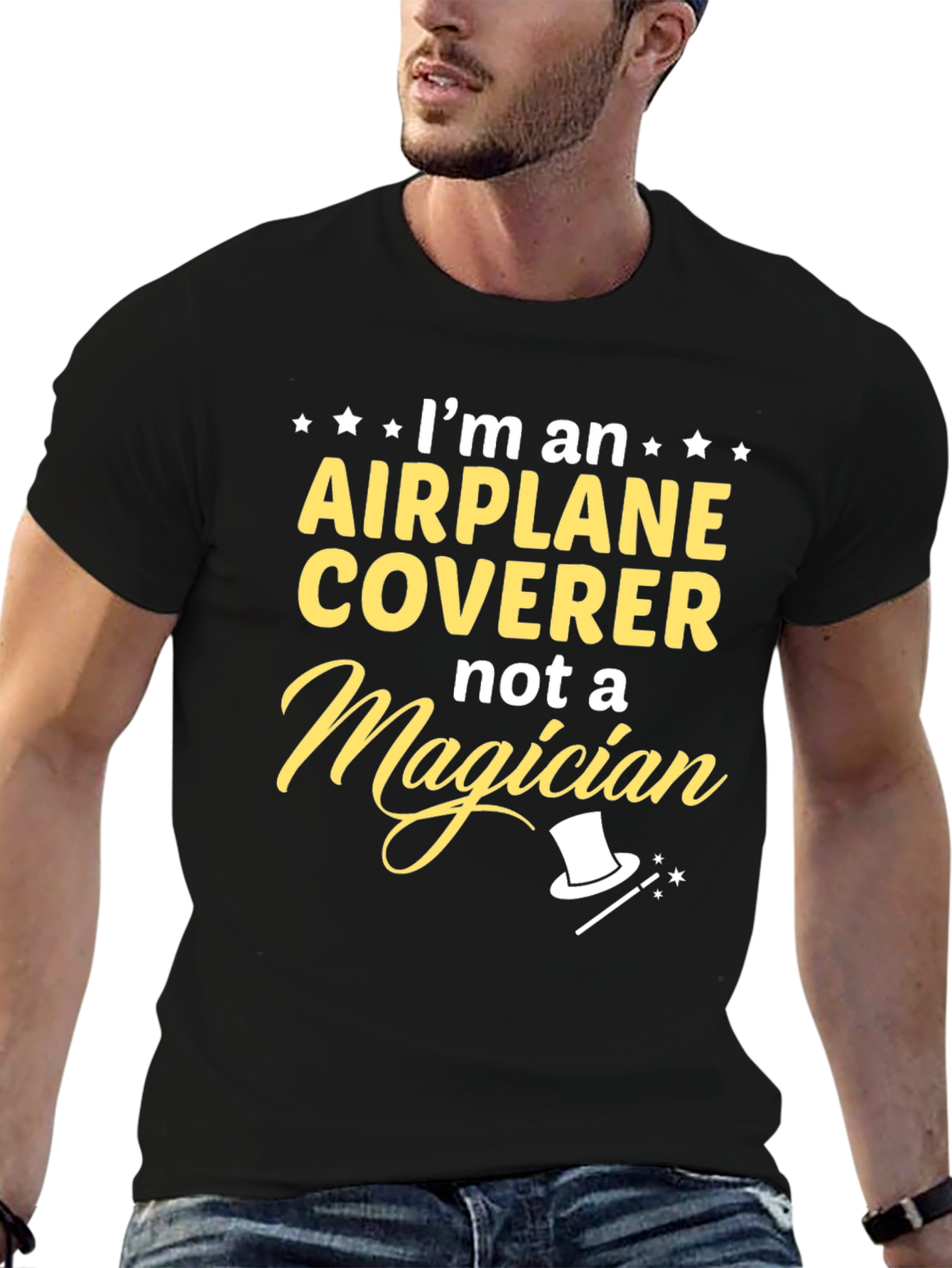 Airplane Coverer T-Shirt - Funny Aviation Mechanic Tee