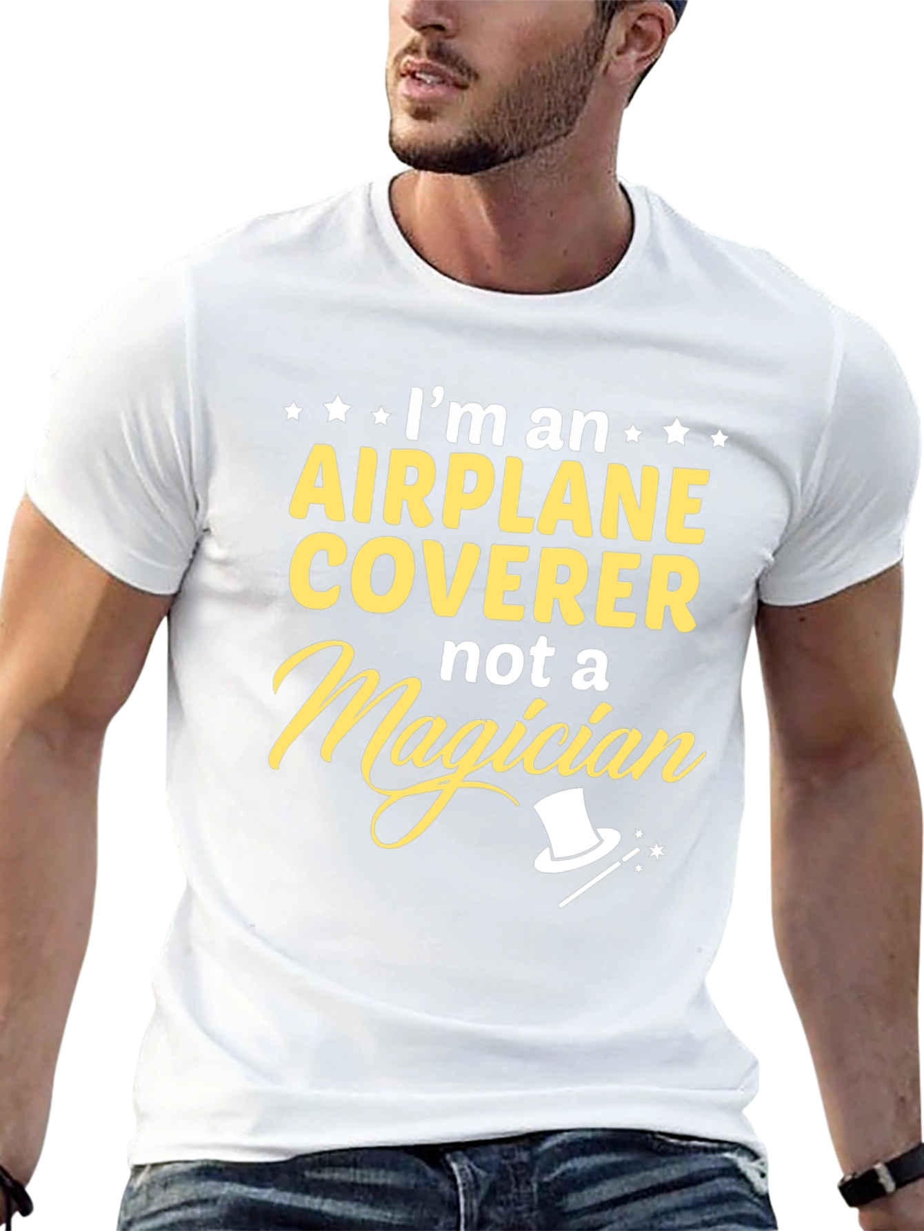 Airplane Coverer T-Shirt - Funny Aviation Mechanic Tee