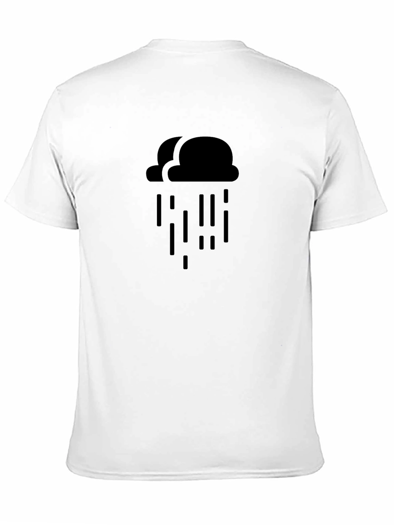 Rain Cloud Graphic Tee - Mens Black T-Shirt