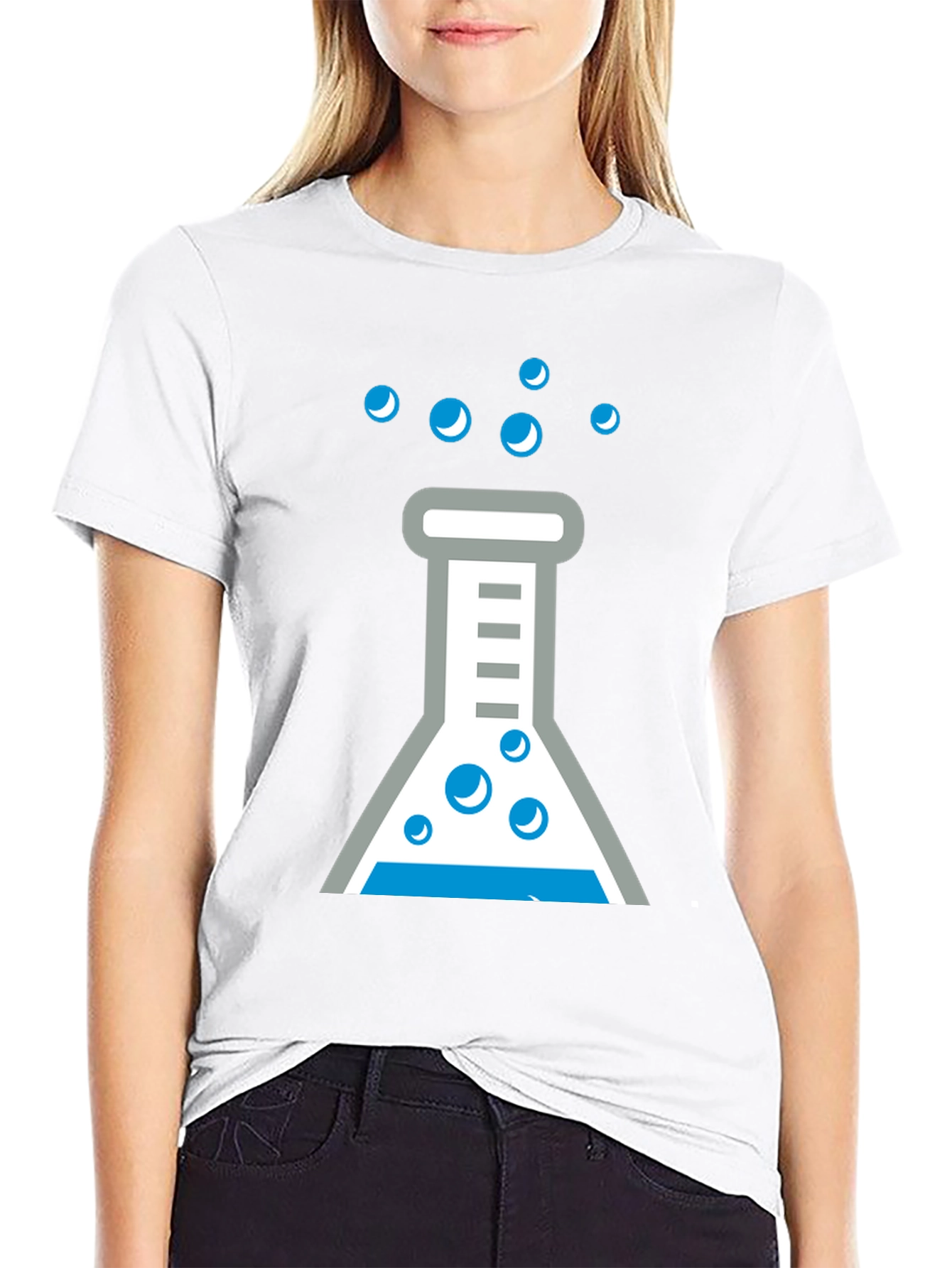 Science Beaker Graphic Tee - Fun Chemistry Shirt