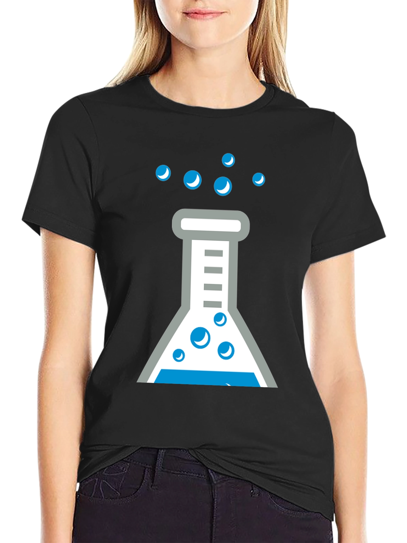 Science Beaker Graphic Tee - Fun Chemistry Shirt