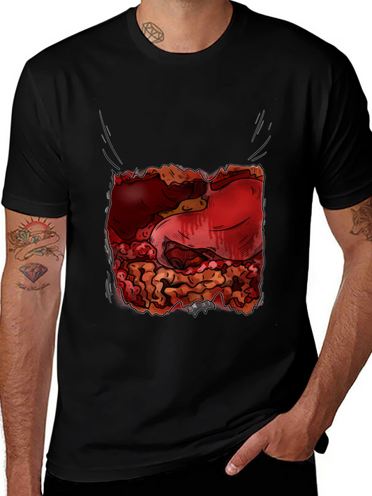 Guts Graphic Tee - Funny Anatomy Humor T-Shirt