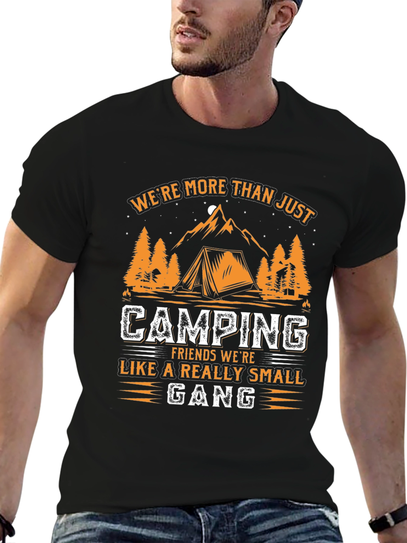 Camping Friends Small Gang Graphic Tee