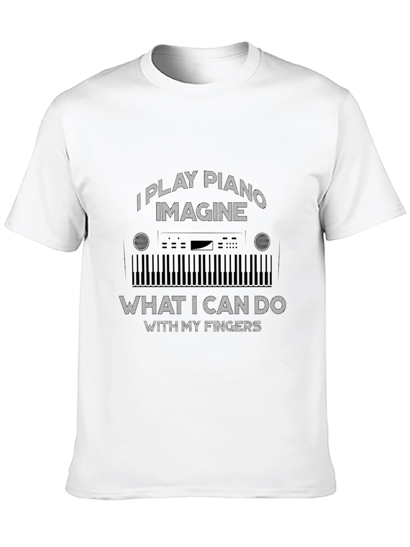 Play Piano Graphic T-Shirt