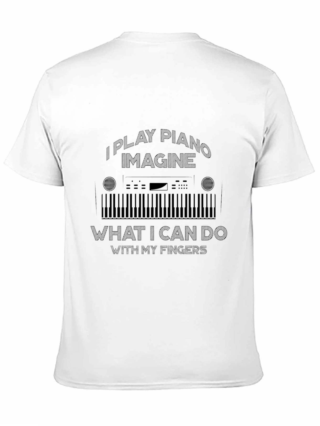 Play Piano Graphic T-Shirt