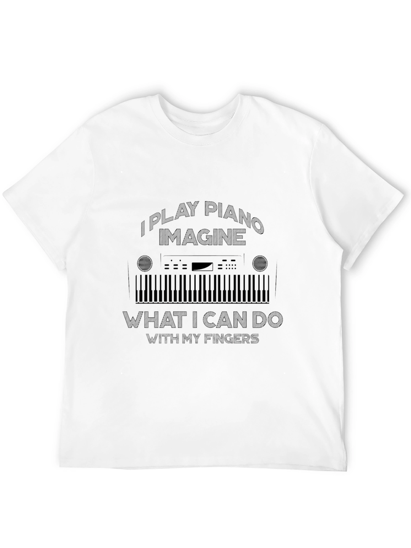 Play Piano Graphic T-Shirt