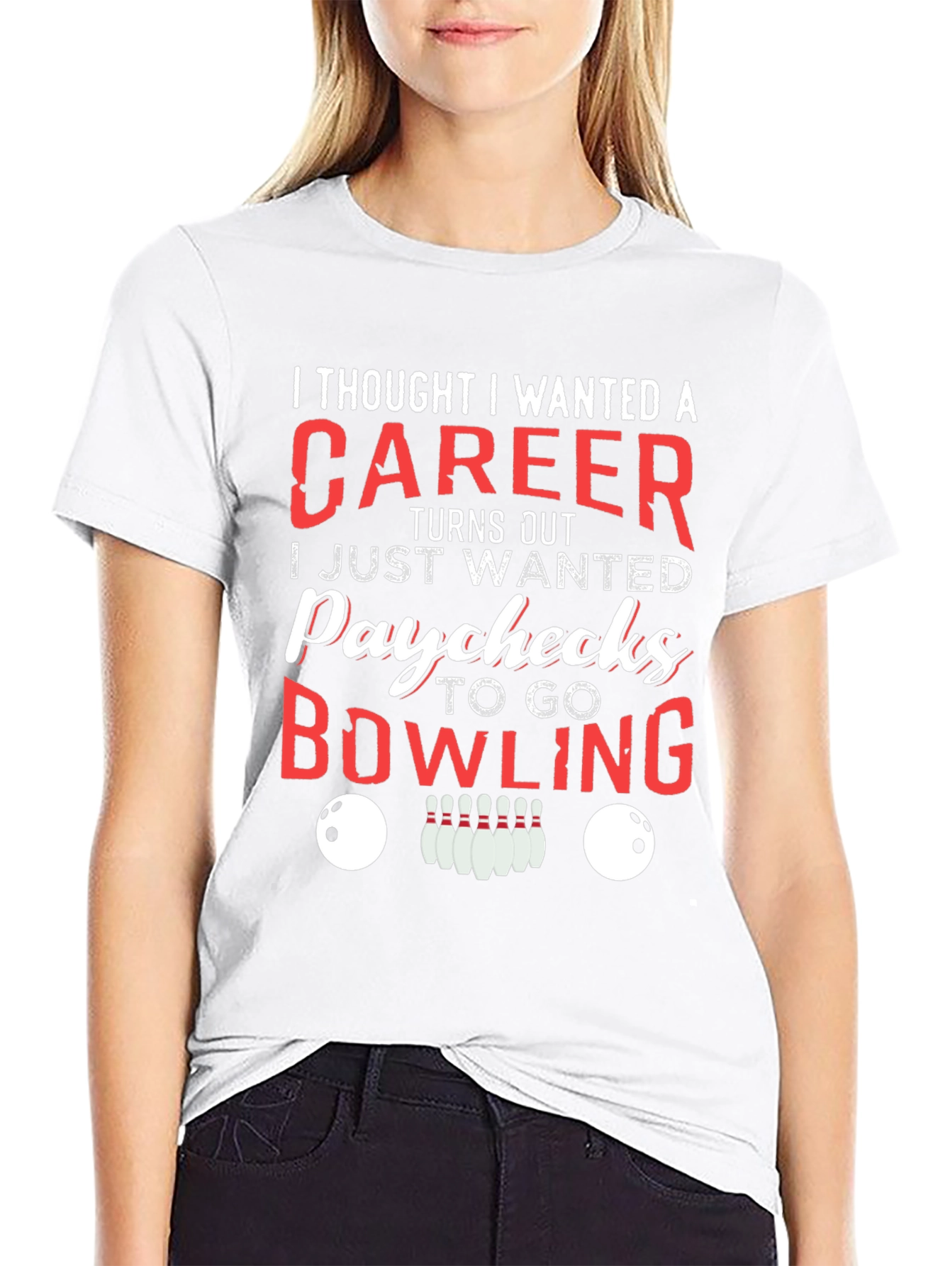 Bowling Career Funny T-Shirt