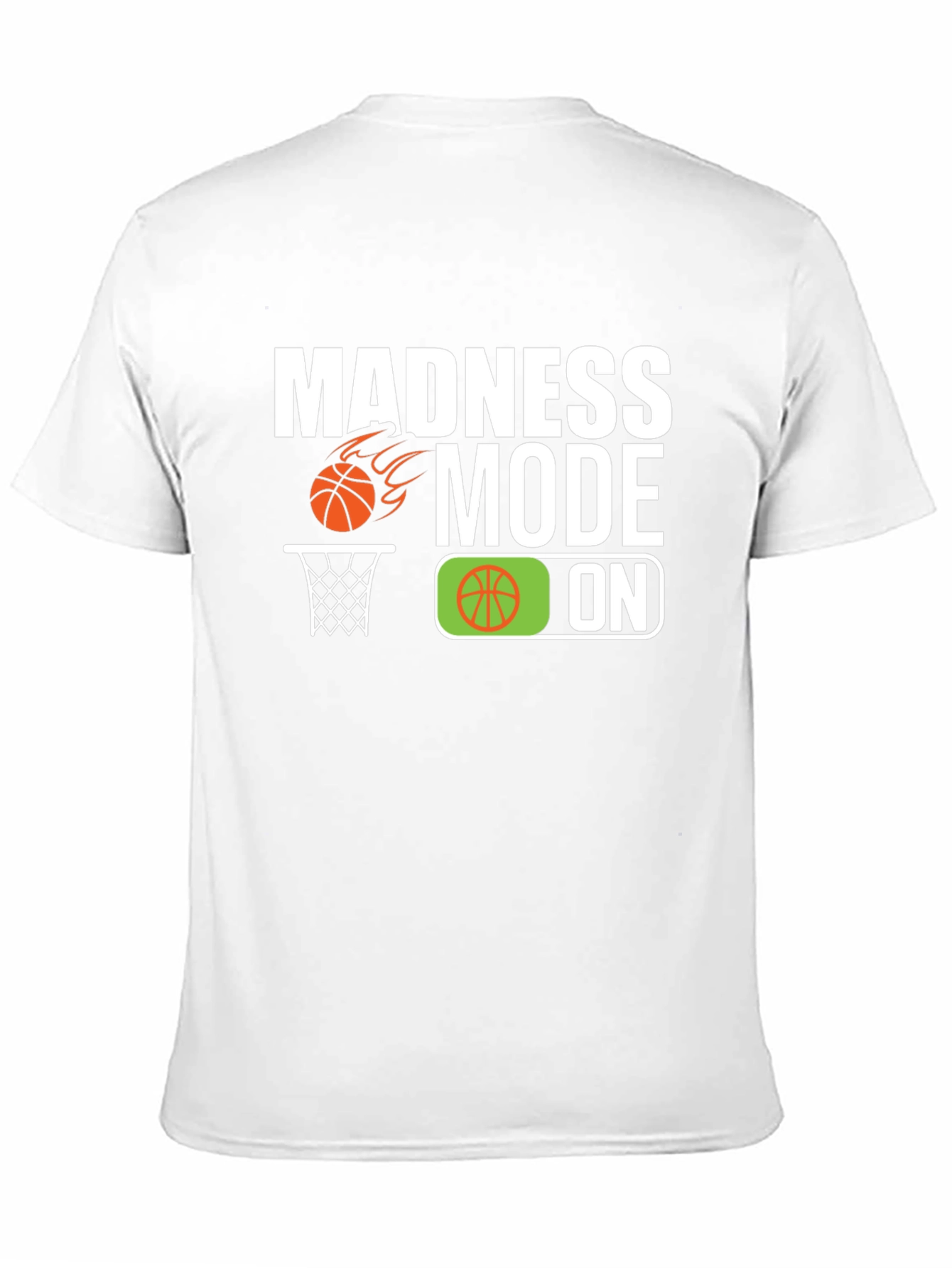 Madness Mode On Basketball Graphic Tee