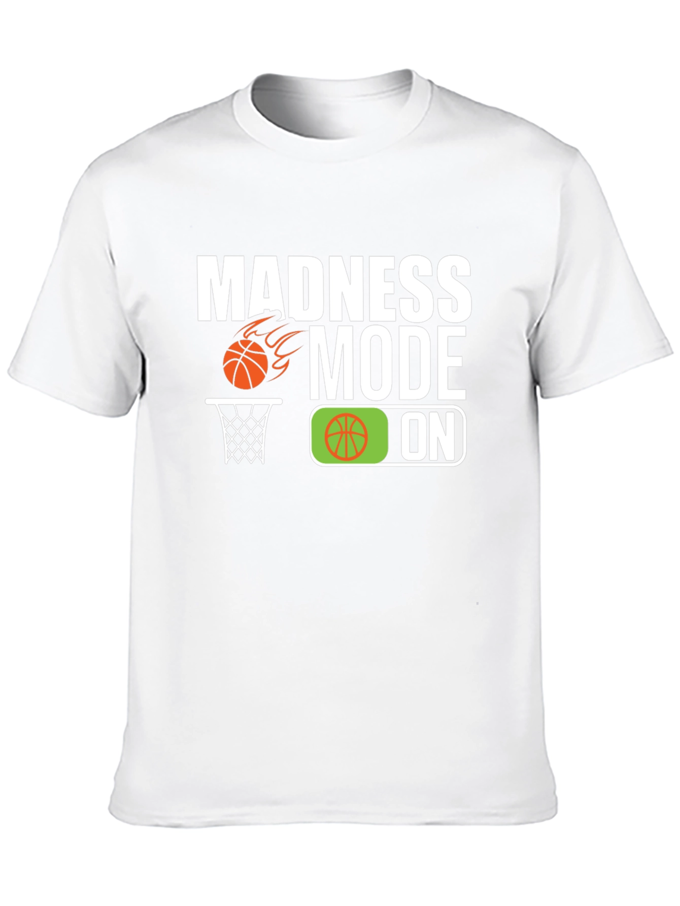 Madness Mode On Basketball Graphic Tee