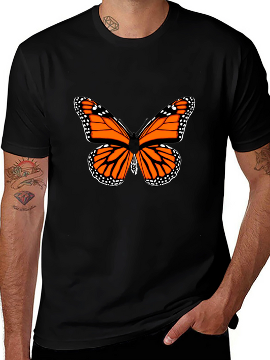 Butterfly Graphic T-Shirt - Black