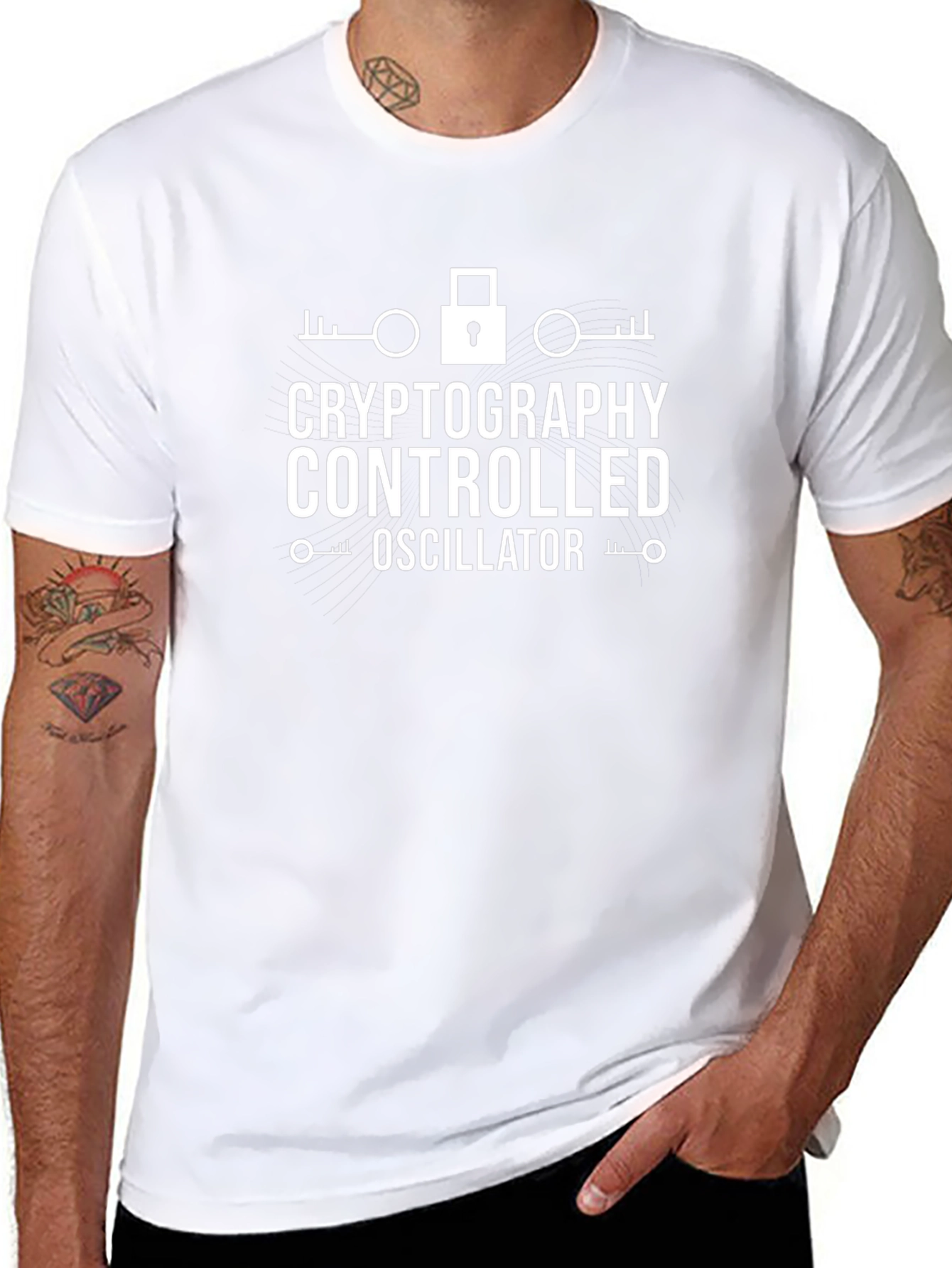 Cryptography Controlled Oscillator T-Shirt