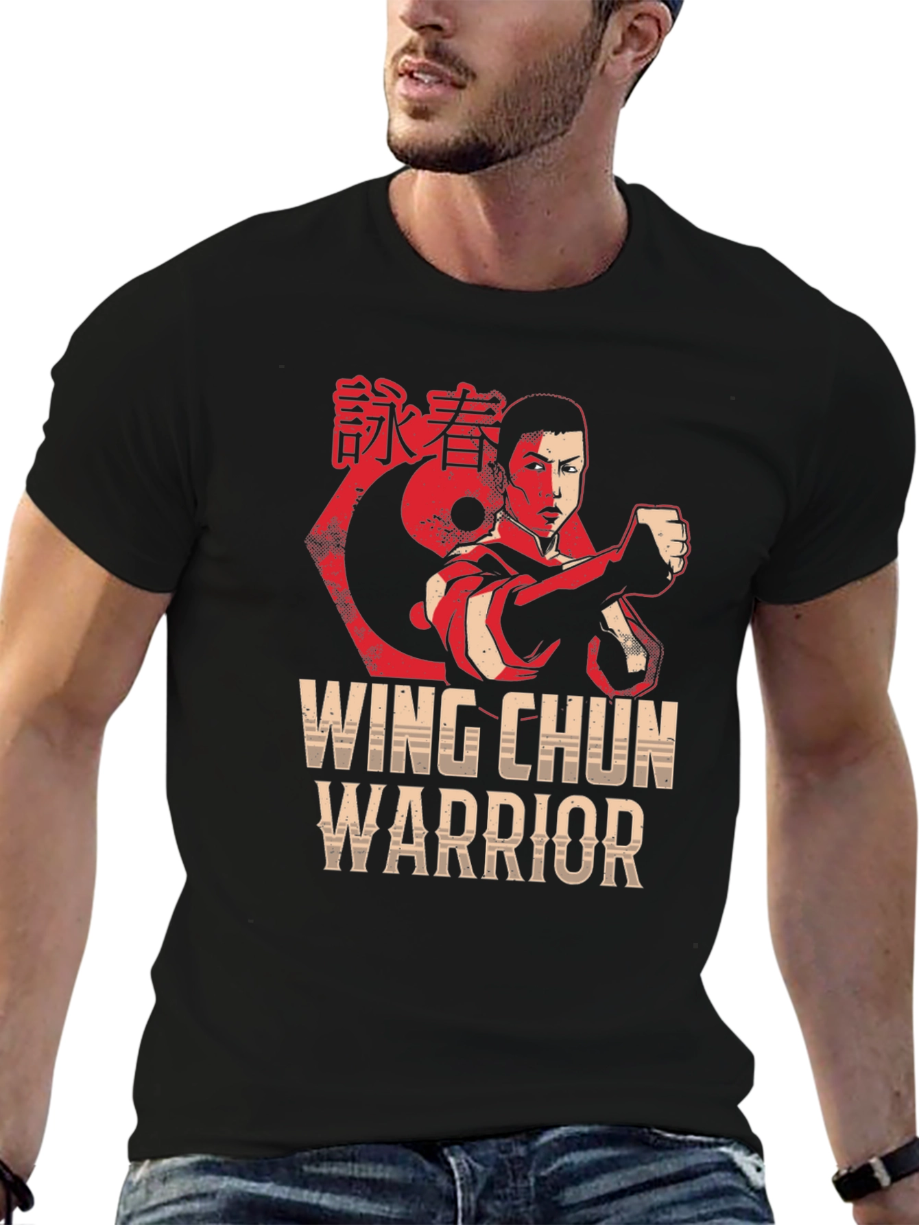 Wing Chun Warrior Graphic T-Shirt