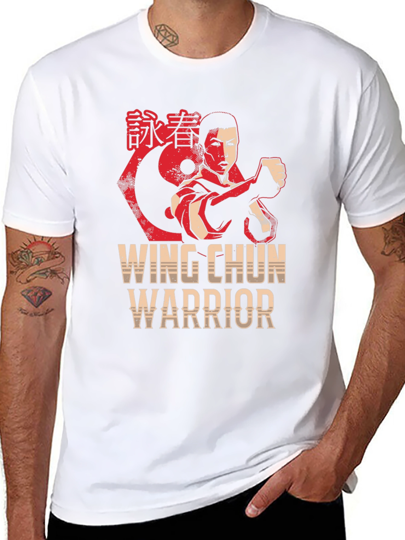 Wing Chun Warrior Graphic T-Shirt