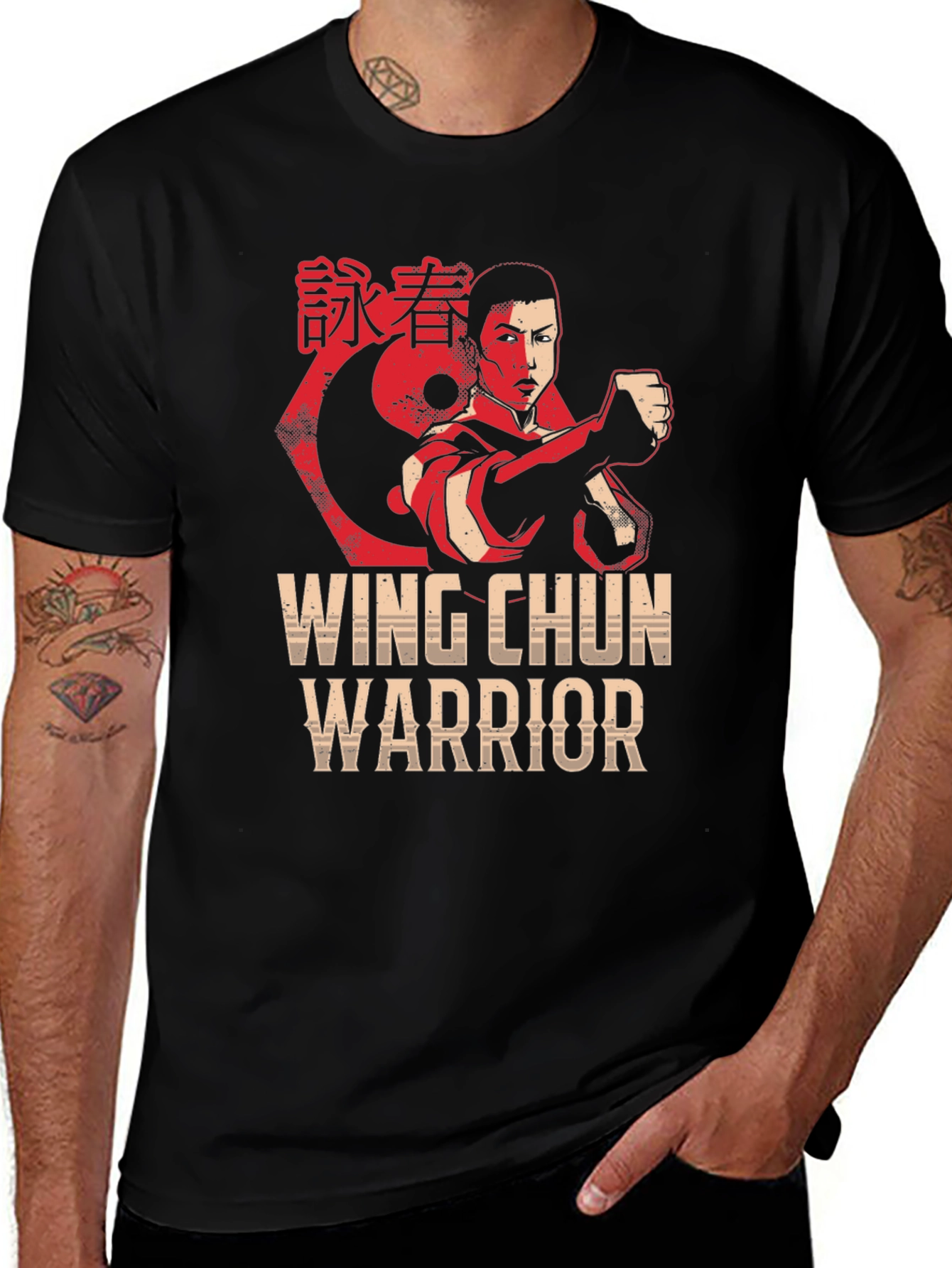 Wing Chun Warrior Graphic T-Shirt
