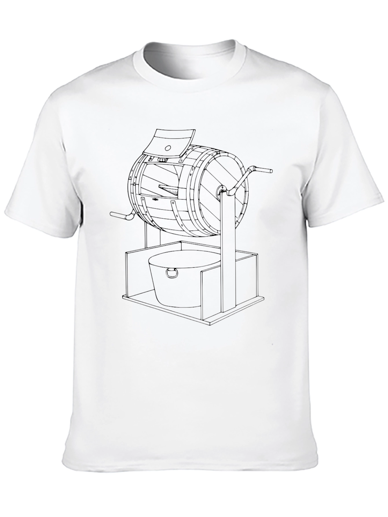 Artisan Crafted Black T-Shirt with Unique Graphics